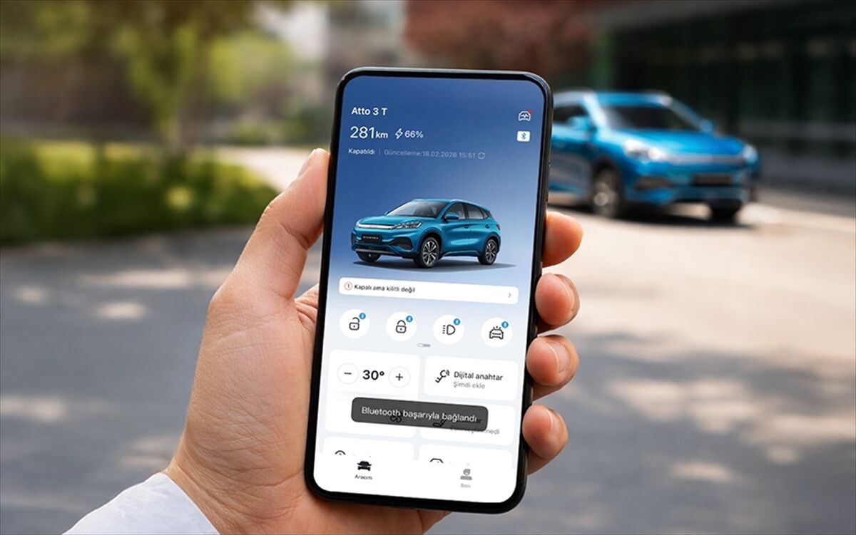 BYD Mobil Uygulaması yeni dijital özelliklerle güncellendi