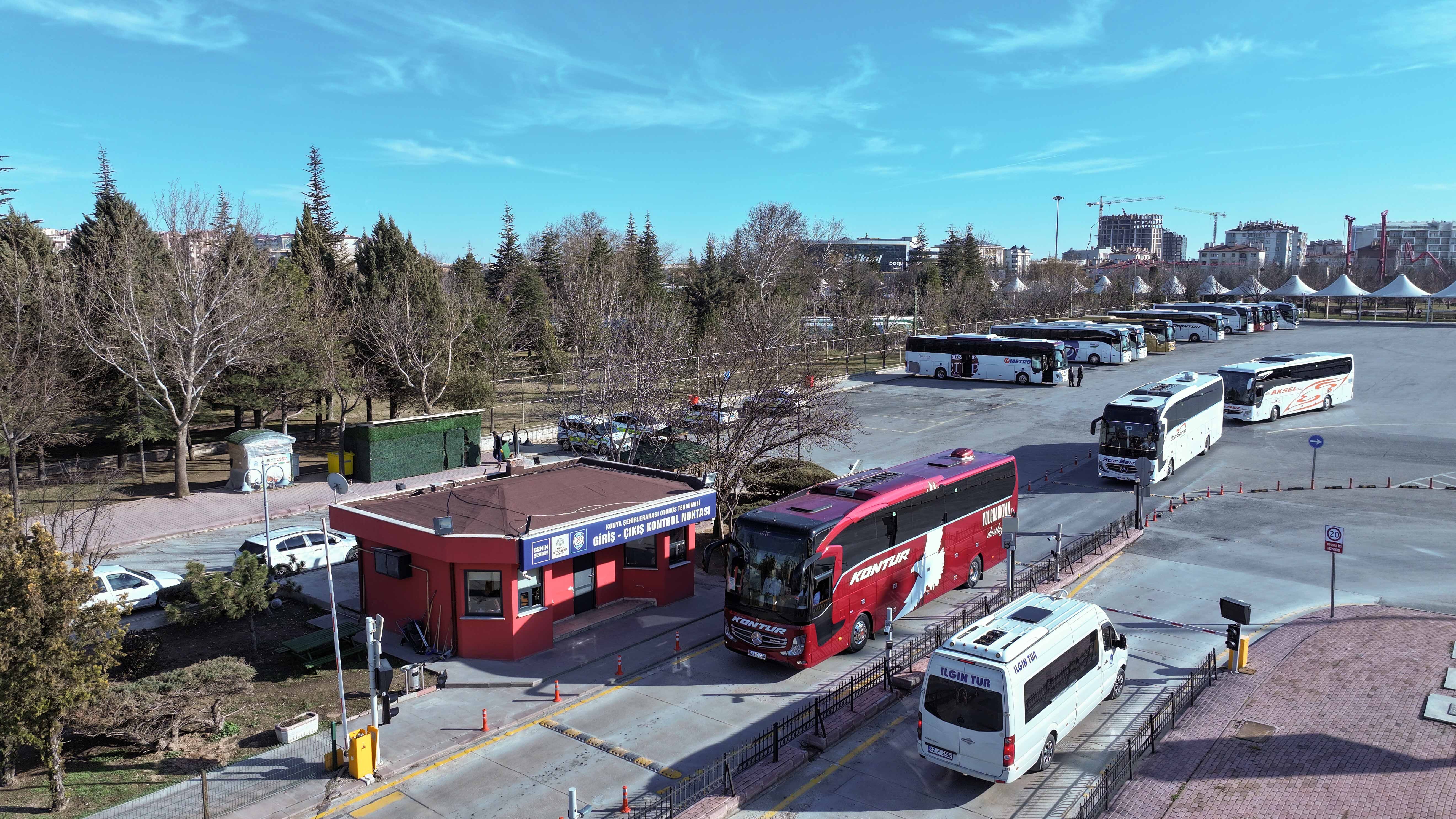 Konya Otogarı'nda HGS uygulaması başladı