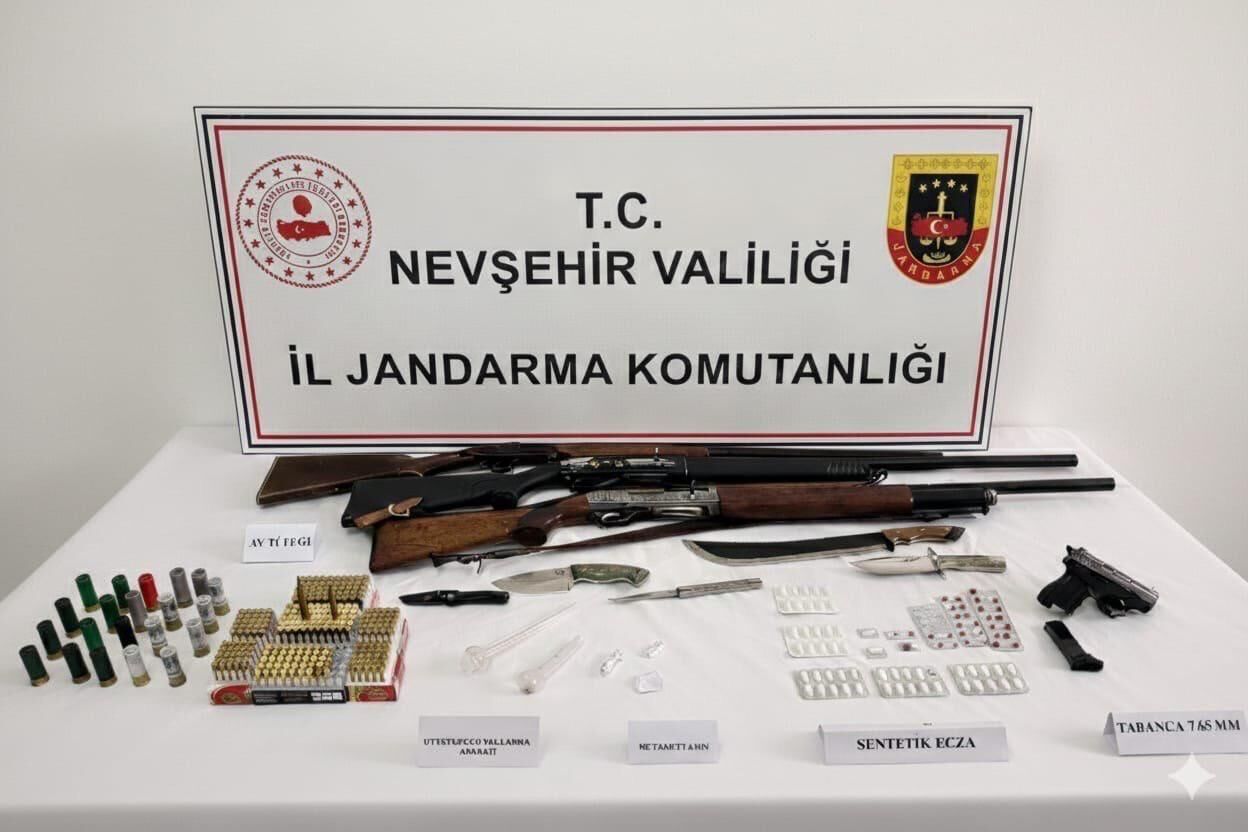 Nevşehir'de uyuşturucu operasyonunda 4 şüpheli tutuklandı
