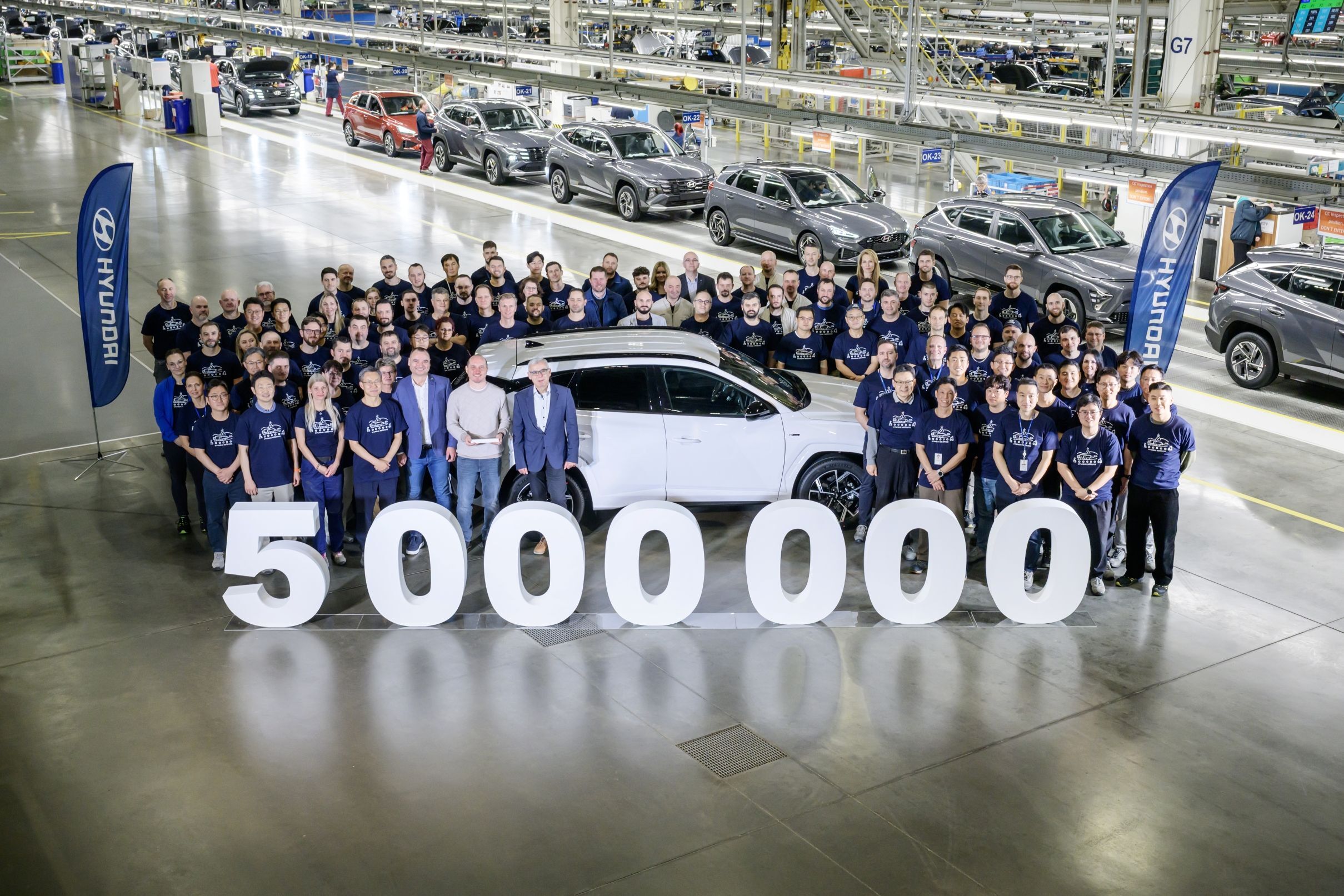 Hyundai Çekya fabrikasında 5 milyonuncu aracını üretti