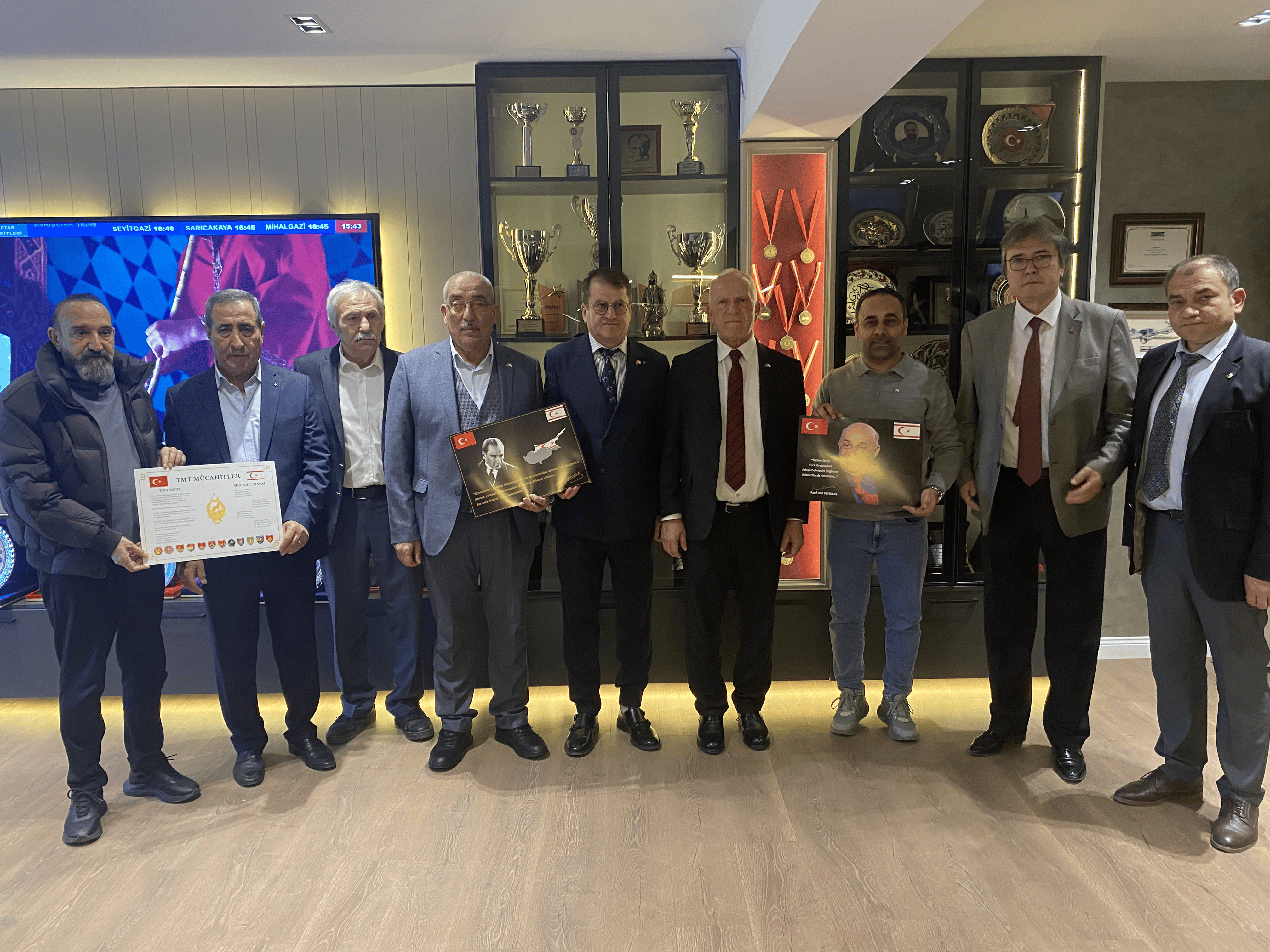 TÜRK DÜNYASI PLATFORMU VE TURAN DÜNYASI DERNEĞİ’NDEN YILDIRIM’A ZİYARET