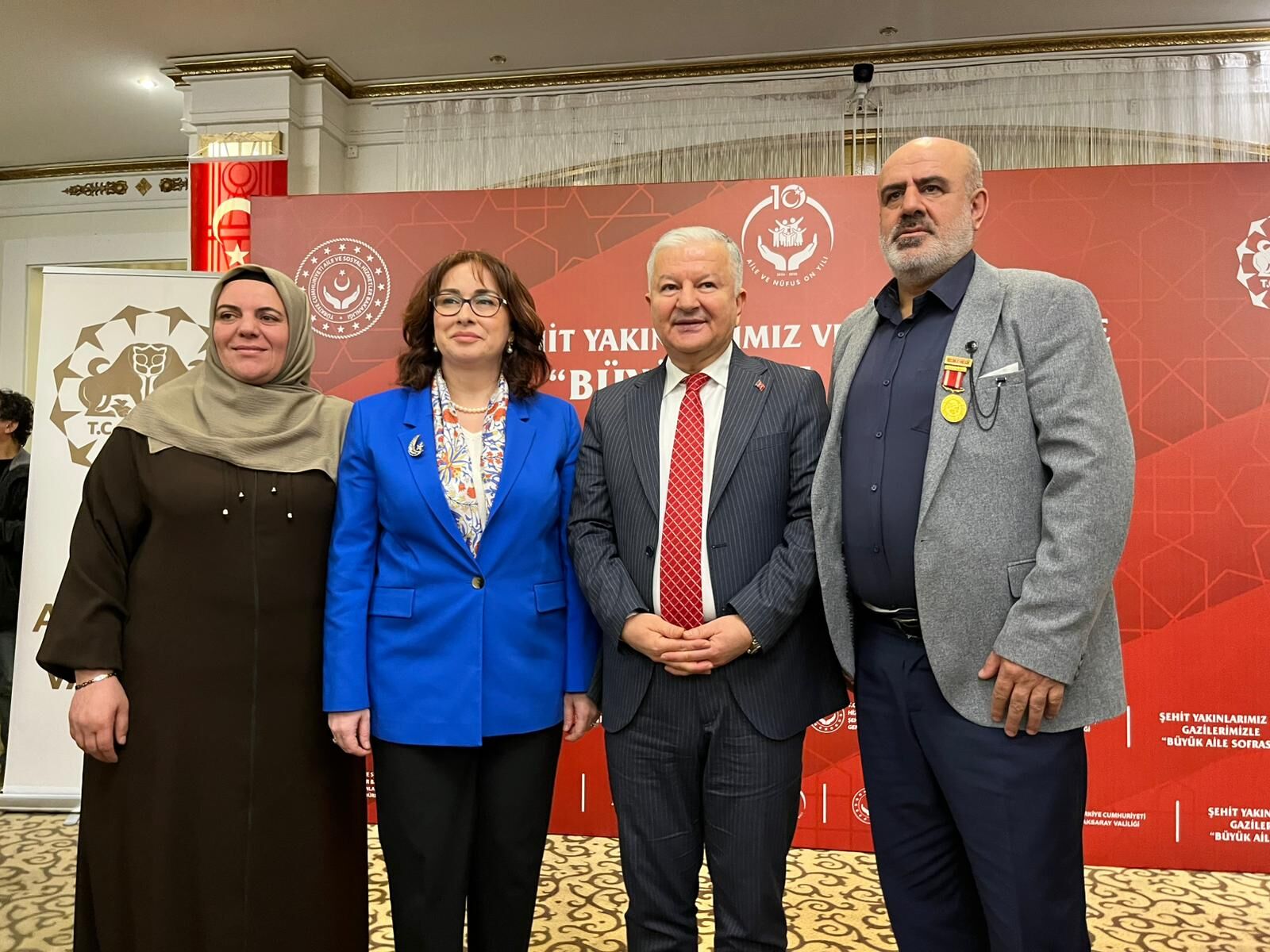 Konya, Aksaray, Afyonkarahisar ve Karaman'da şehit aileleri ve gaziler için iftar programı düzenlendi