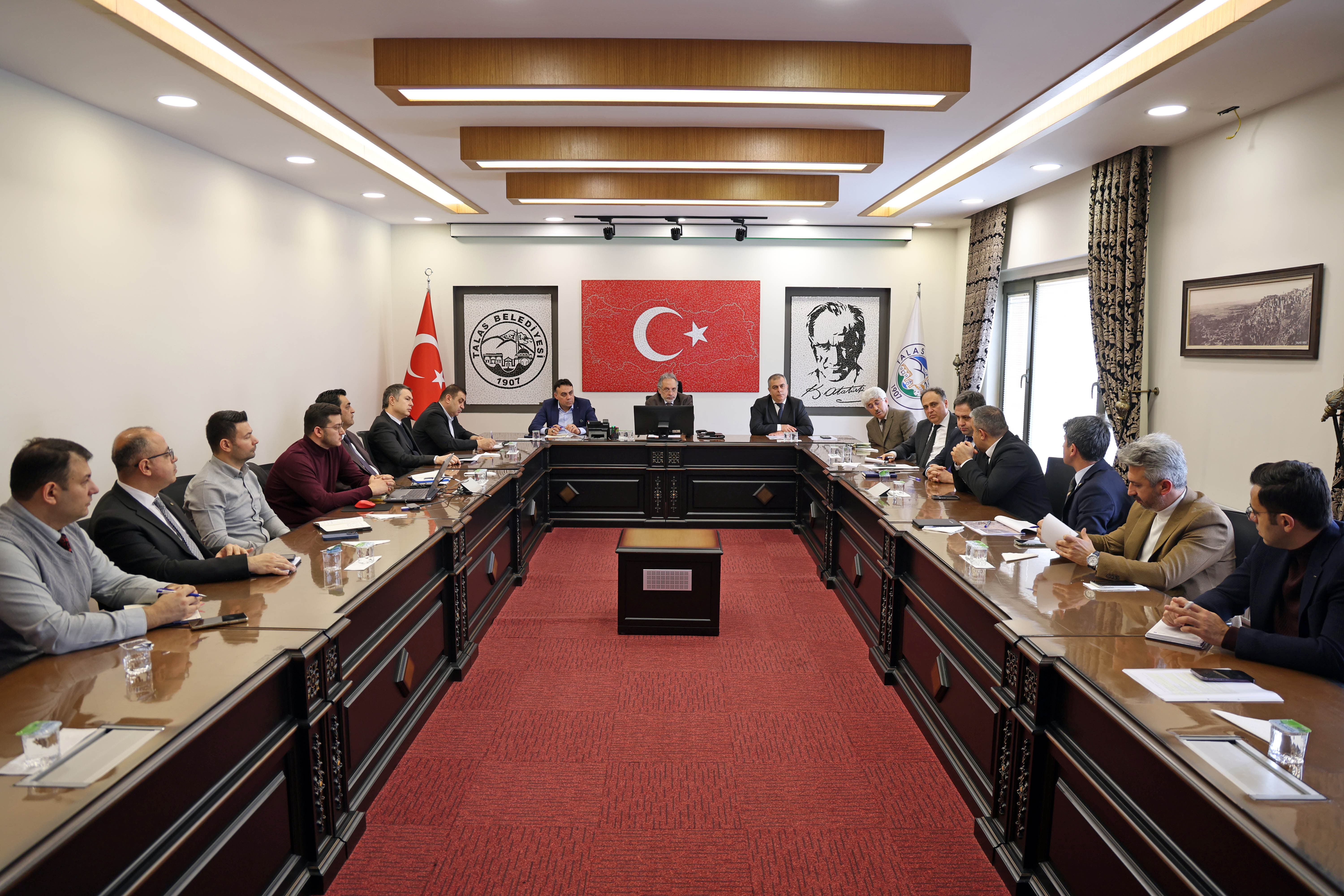 Talas'ta değerlendirme toplantısı yapıldı
