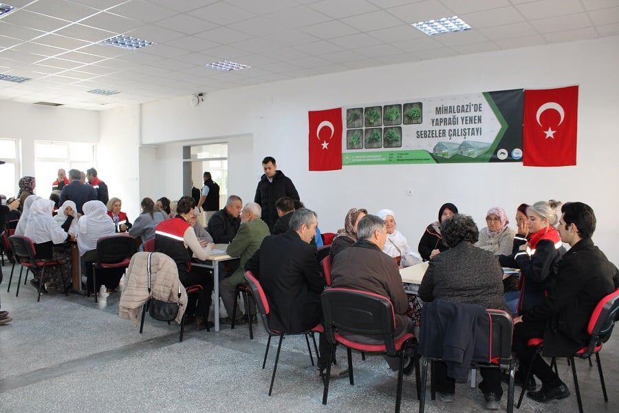 Mihalgazi'de 'Yaprağı Yenen Sebzeler Çalıştayı' yapıldı