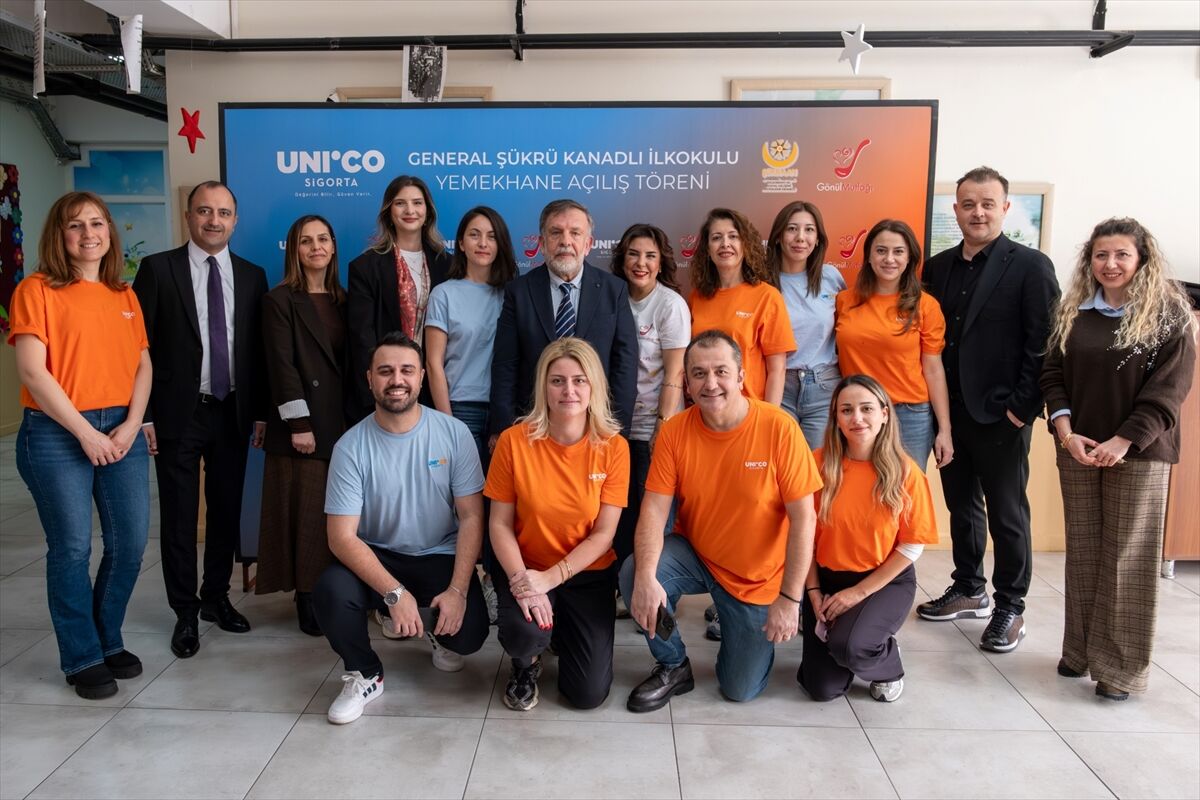 Unico Sigorta Hatay'da üçüncü okul yemekhanesi projesini tamamladı
