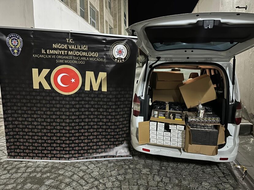 Niğde'de kaçakçılık operasyonunda 2 şüpheli yakalandı