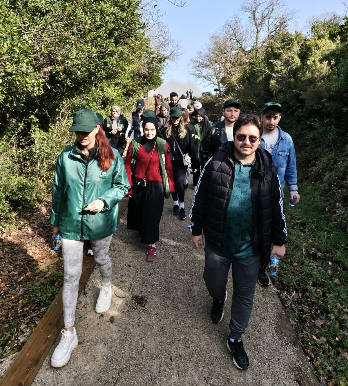 Sinop'ta Yeşilay'dan sağlıklı yaşam için doğa yürüyüşü