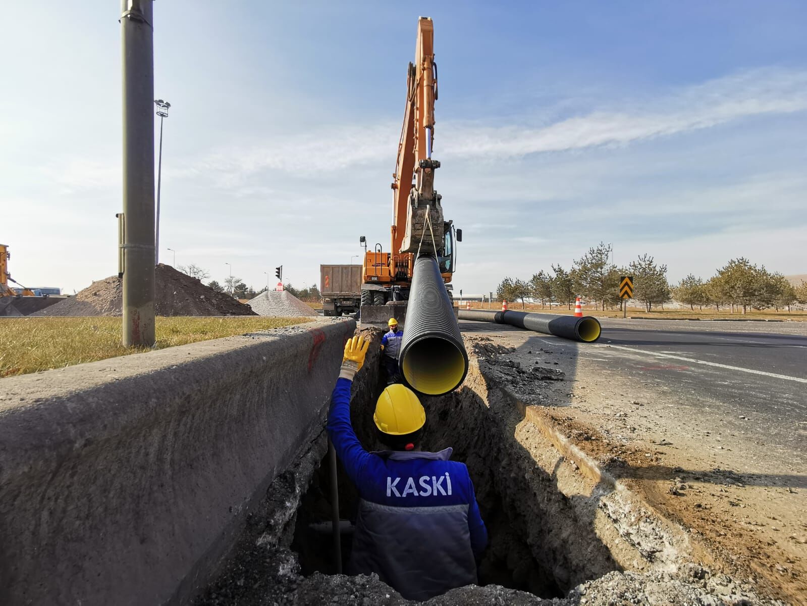 Kayseri'de 2025'te atık su şebeke hattı için 718 milyon 504 bin liralık yatırım yapıldı