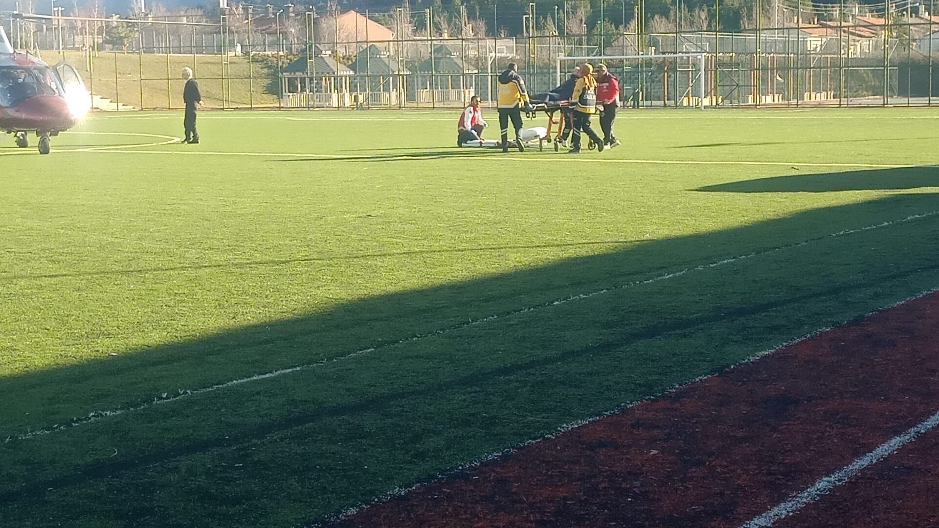 Seydişehir'de hava ambulansı kalp krizi geçiren hasta için havalandı
