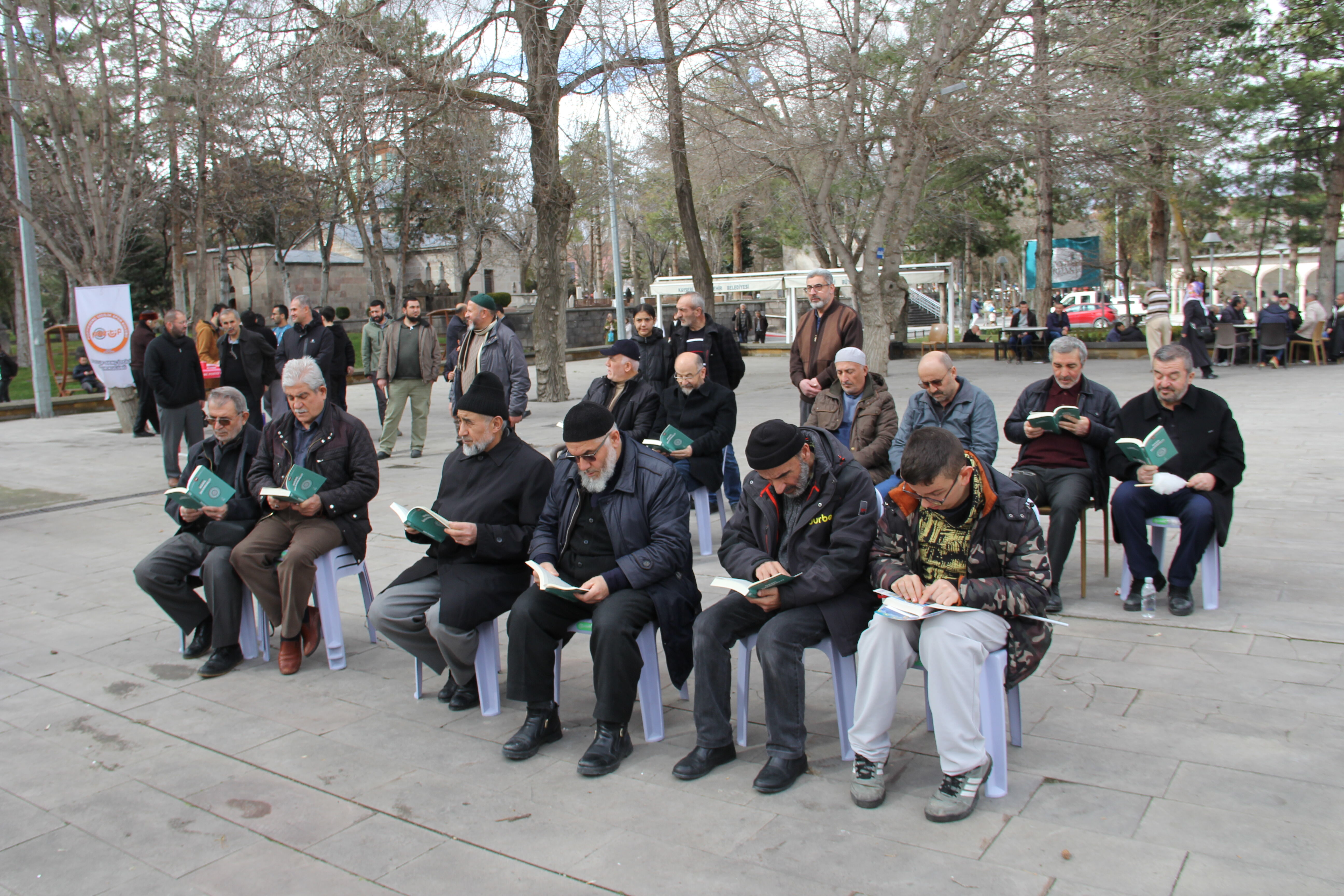 Kayseri'de 'Ufka Yolculuk Yarışması'nın kitap okuma etkinliği düzenlendi