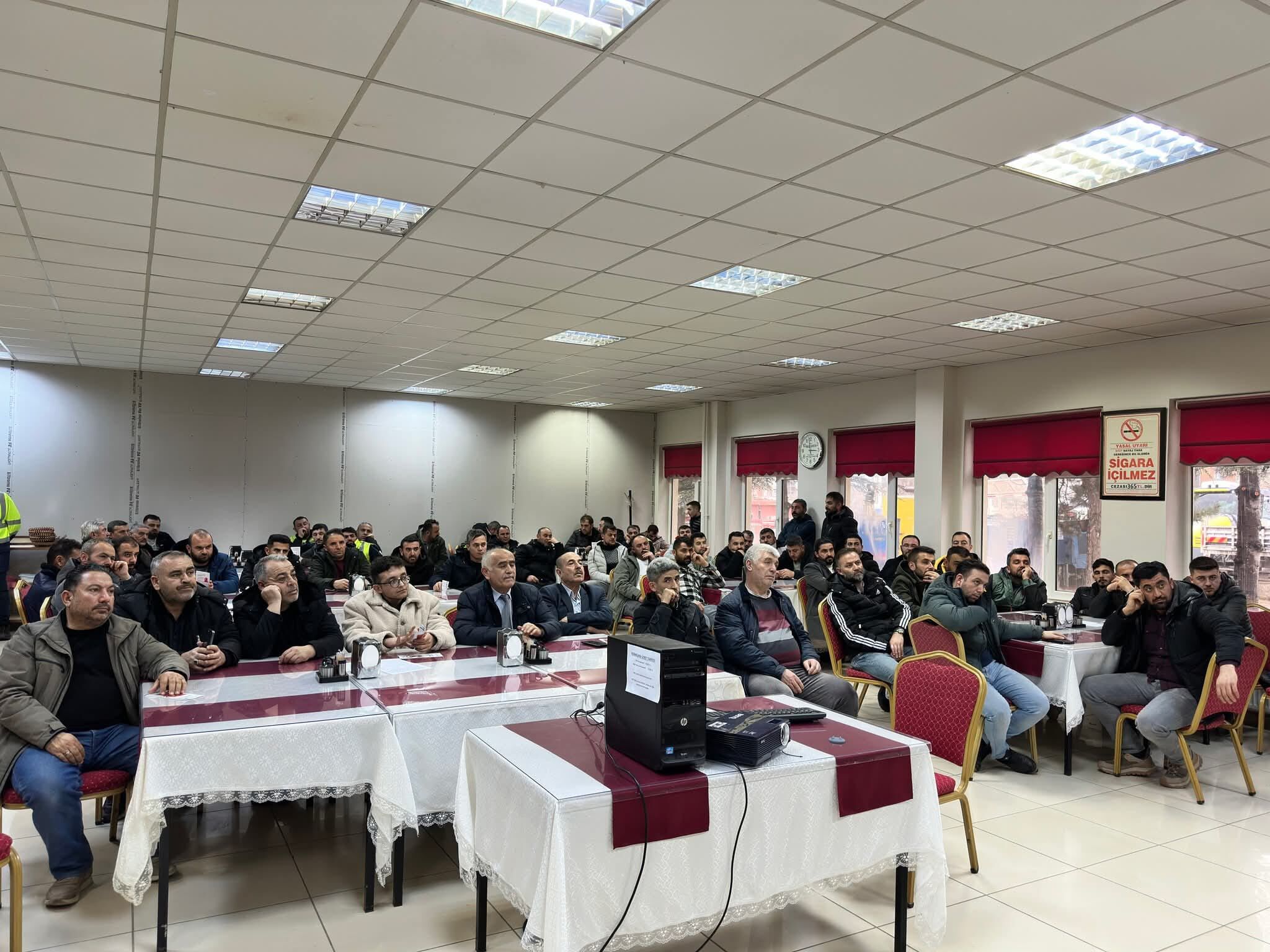 Yozgat'ta İl Özel İdaresi personeline yangın eğitimi verildi