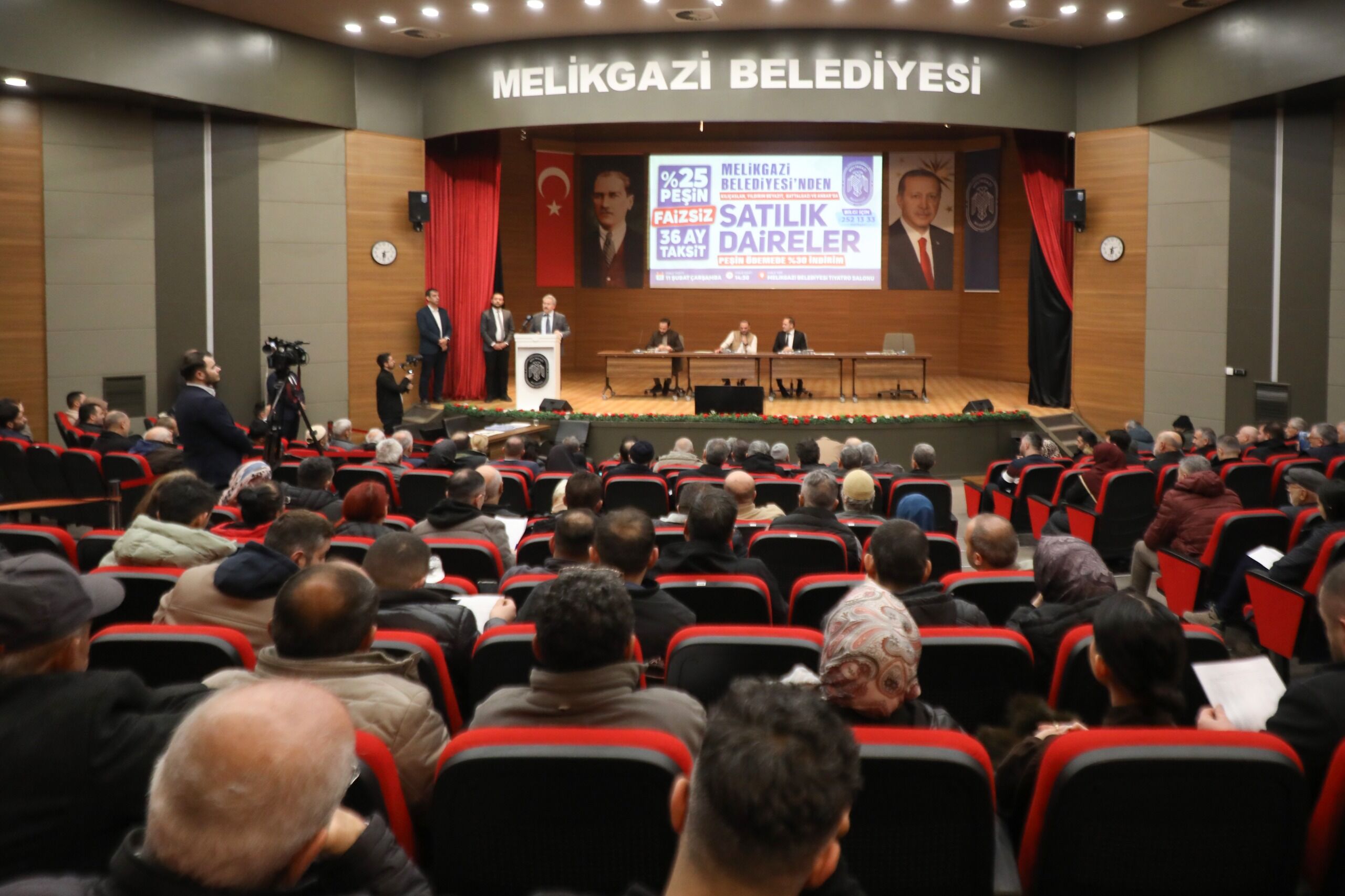 Melikgazi Belediyesi, 23 daire için açık ihale gerçekleştirdi
