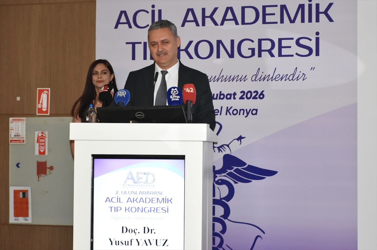 Konya'da 2. Uluslararası Acil Akademik Tıp Kongresi başladı