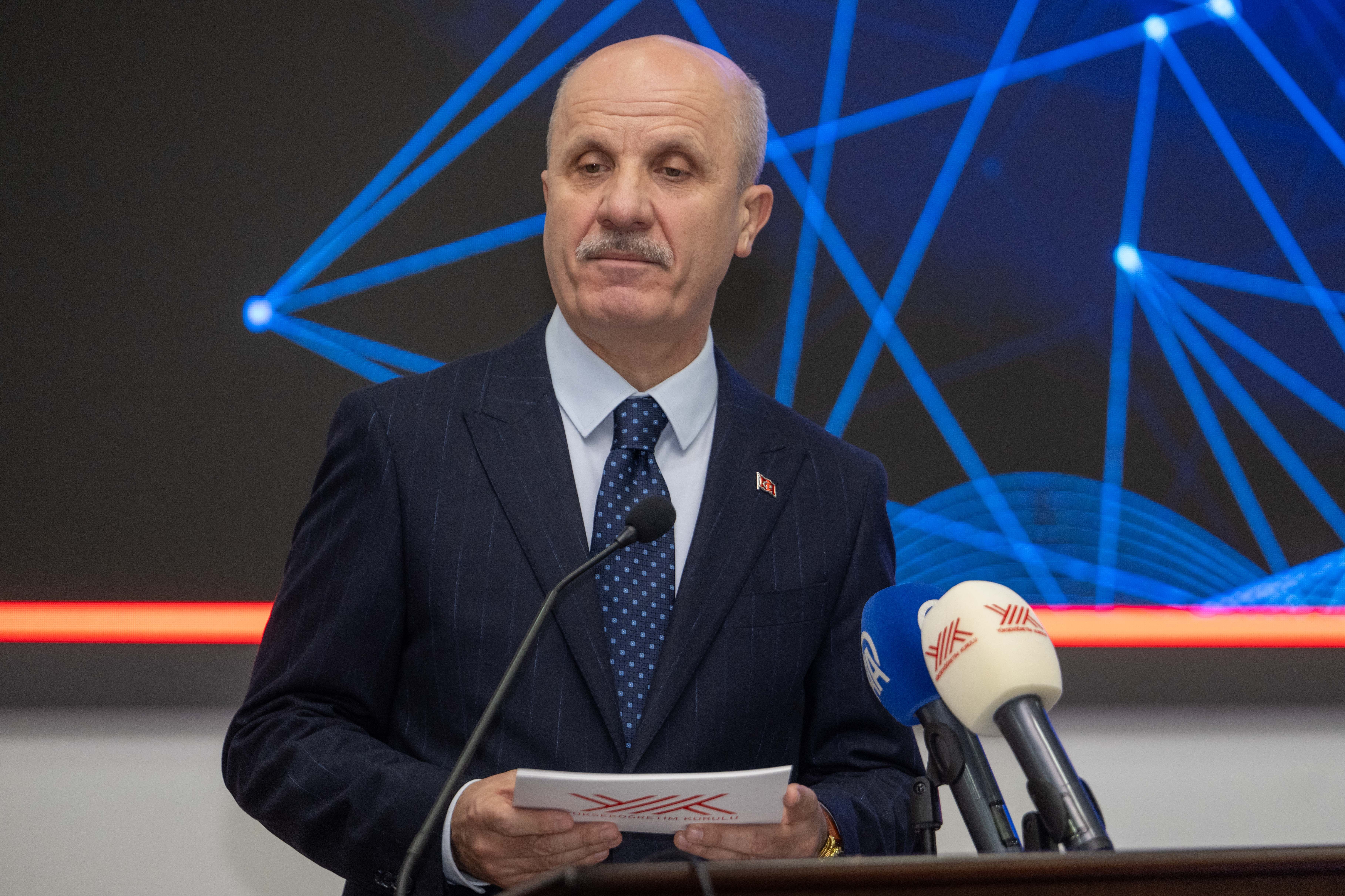 YÖK Başkanı Özvar, 'Yükseköğretimde Mesleki Eğitimin Yaygınlaştırılması' programında konuştu: