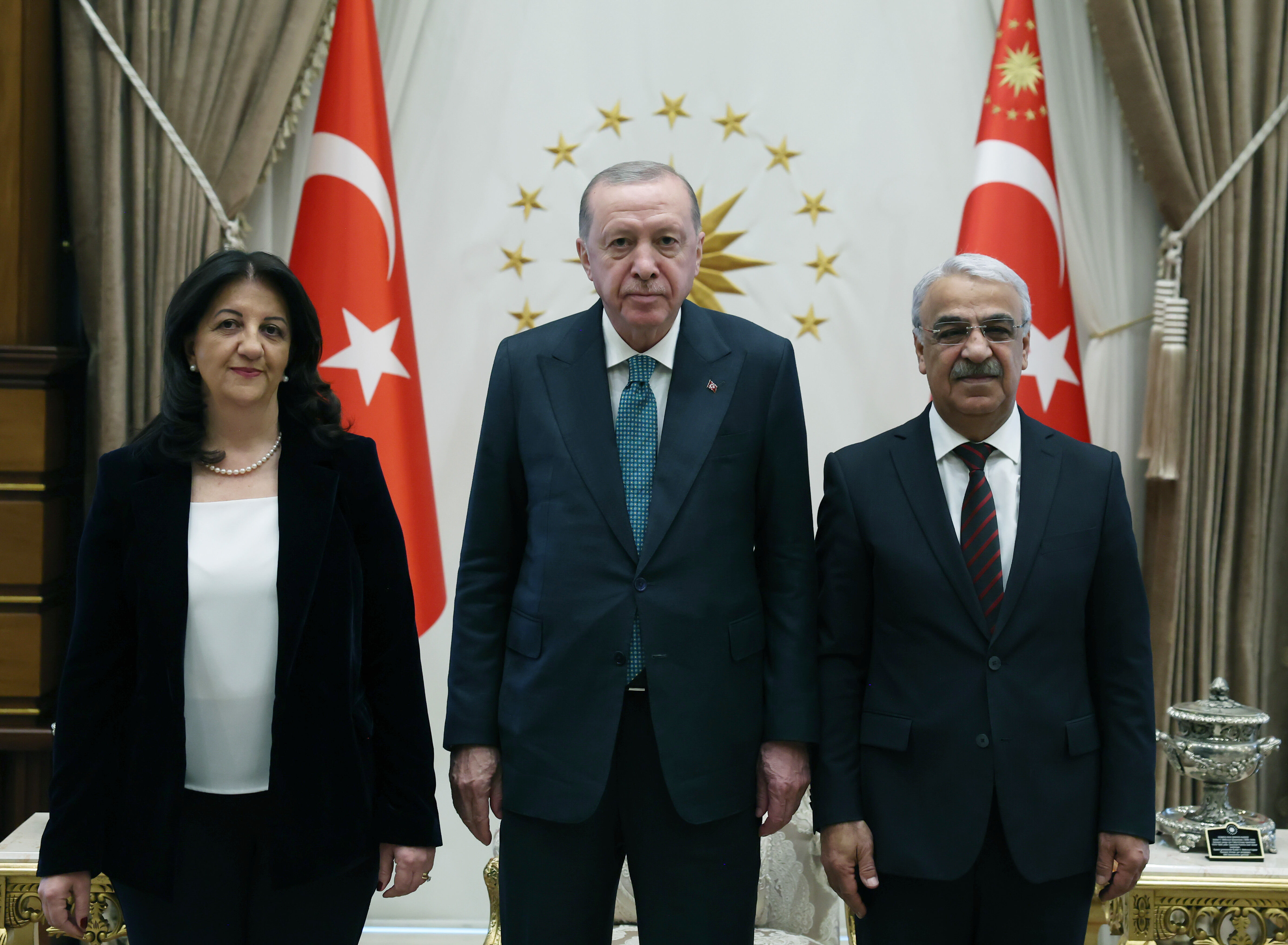 Cumhurbaşkanı Erdoğan, DEM Parti heyetini kabul etti