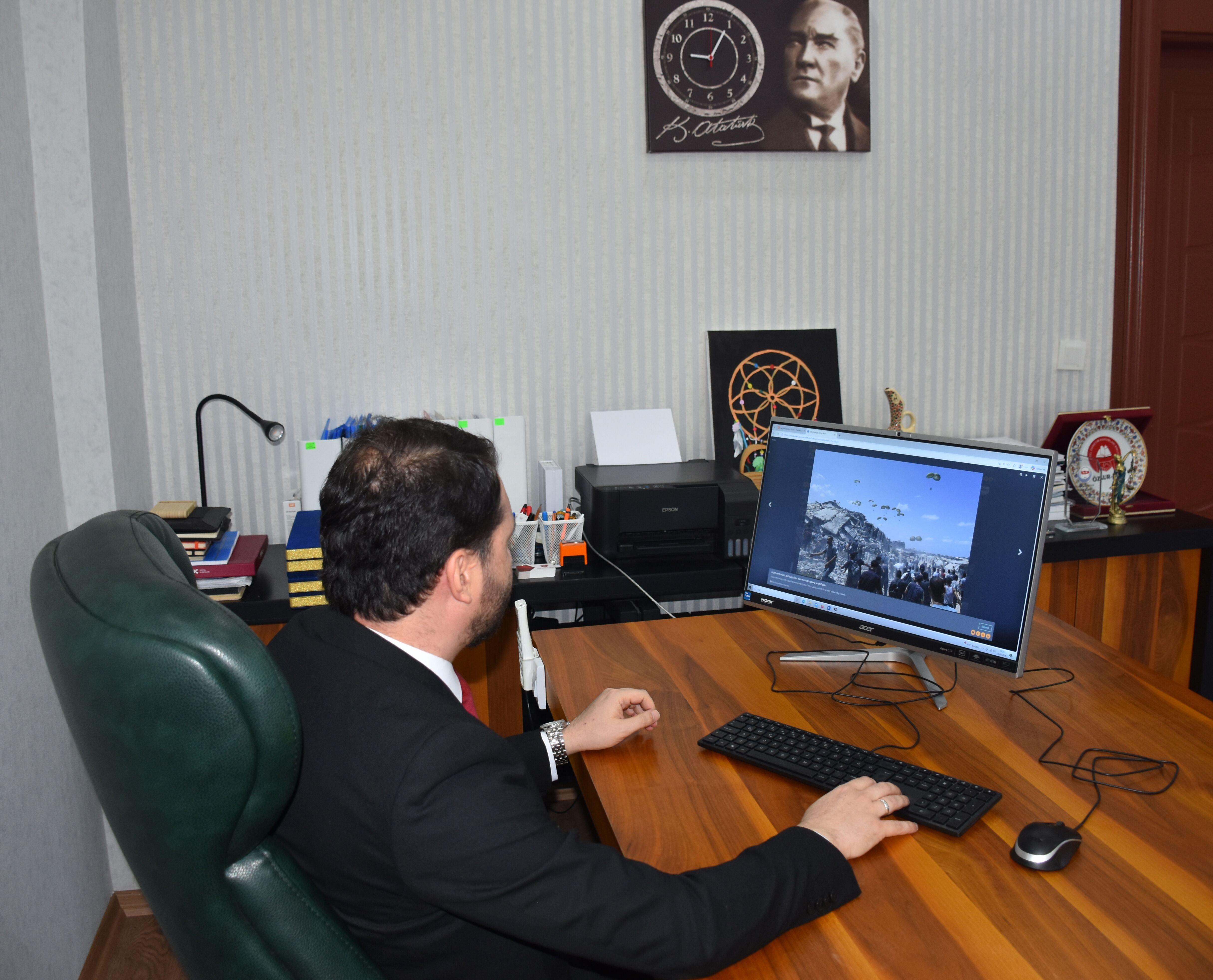 MÜSİAD Kırıkkale Şube Başkanı Başaran, AA'nın 'Yılın Kareleri' oylamasına katıldı