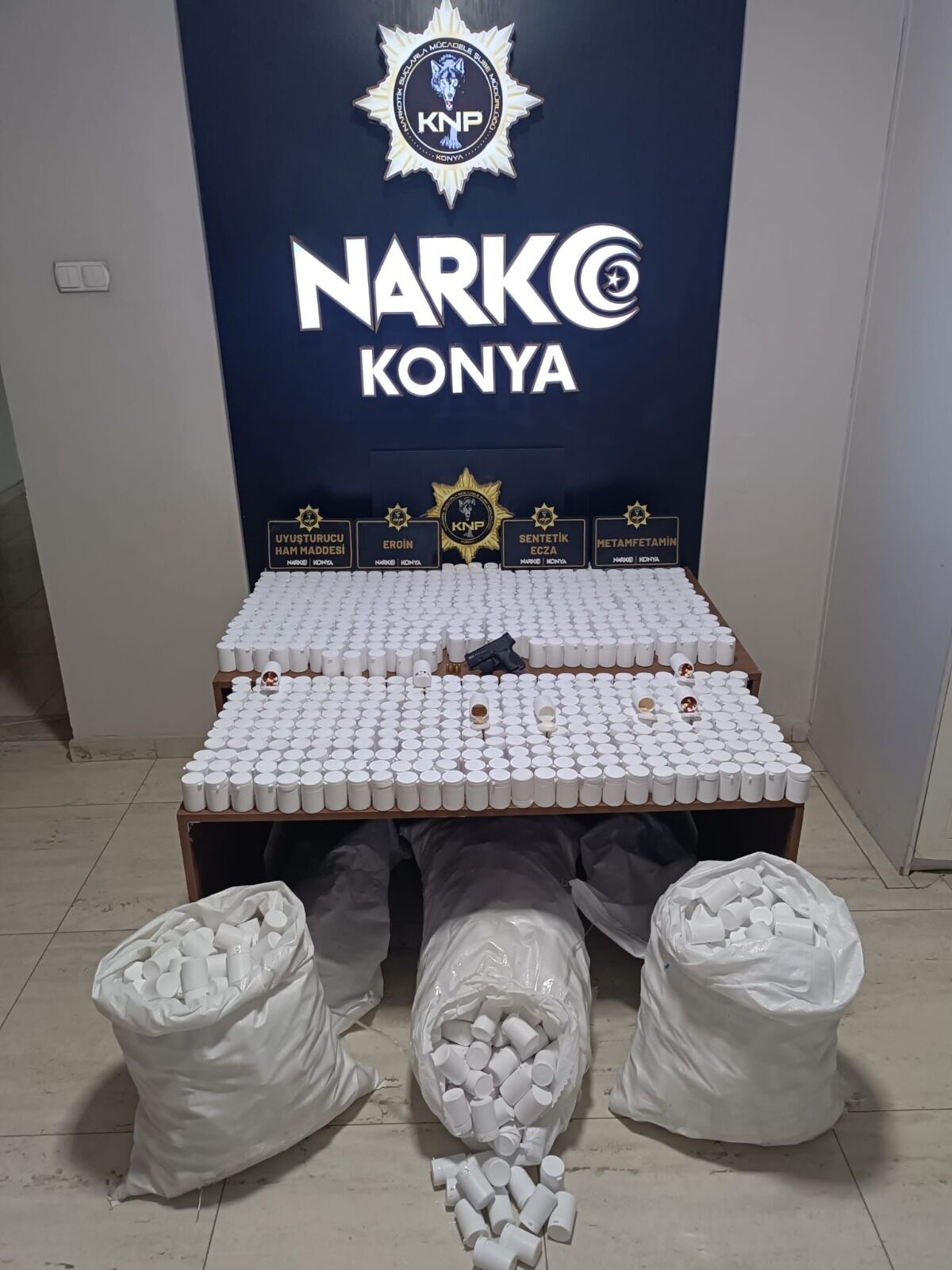 Konya'da uyuşturucu operasyonlarında 1 ayda 187 kişi tutuklandı