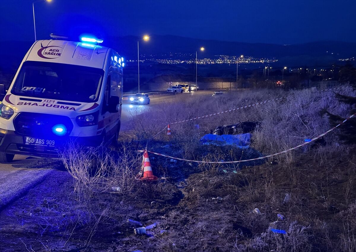Nevşehir'de devrilen motosikletin sürücüsü hayatını kaybetti