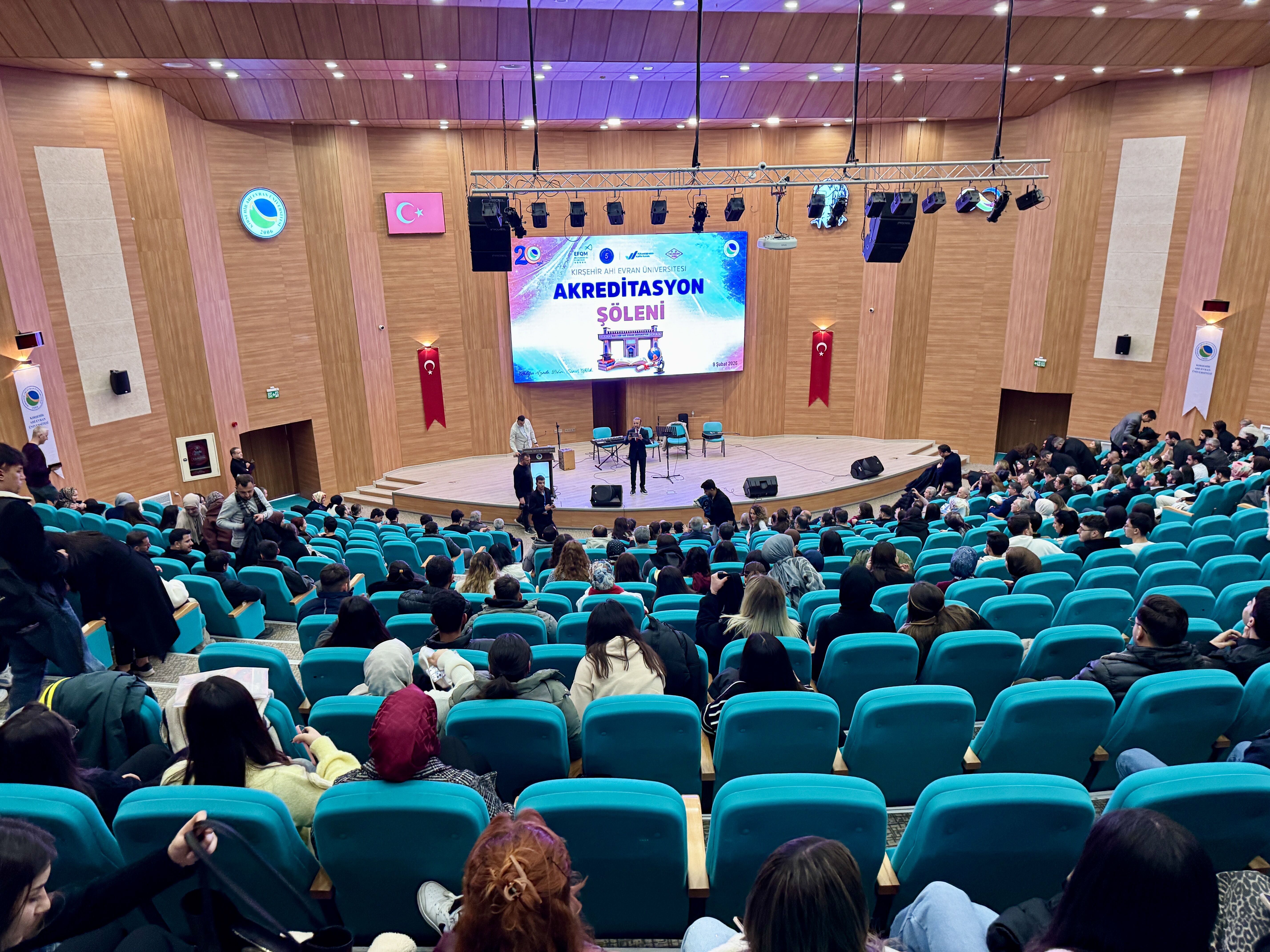 Kırşehir Ahi Evran Üniversitesinde 12 bölüme akreditasyon belgeleri verildi