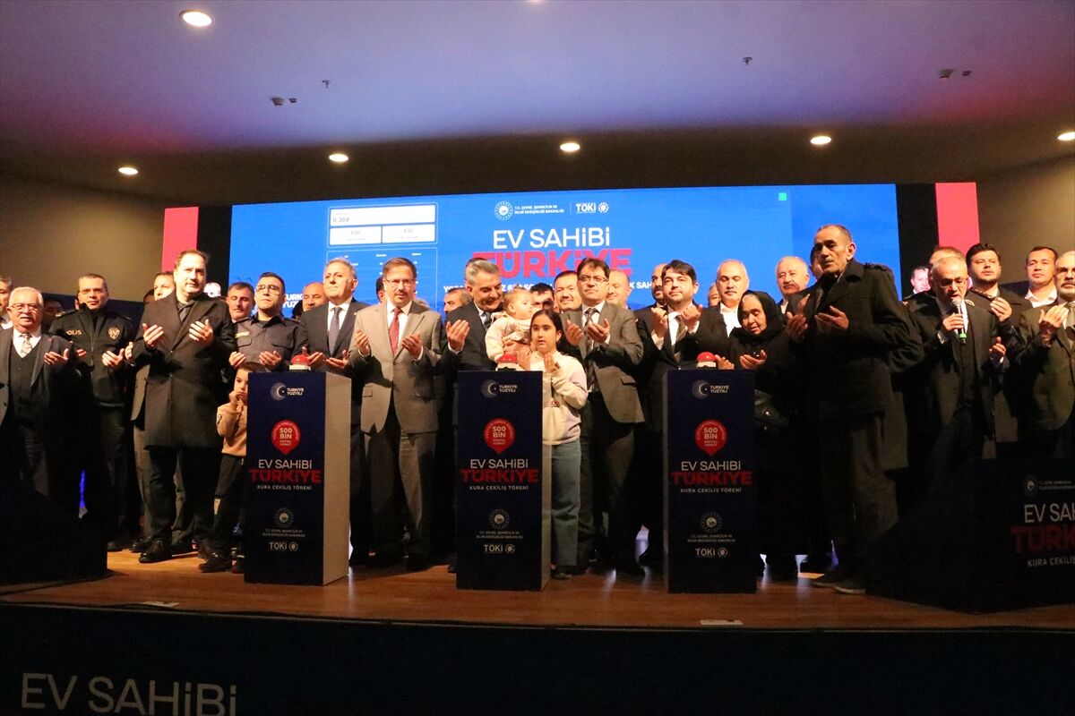 Yüzyılın Konut Projesi kapsamında Yozgat'ta yapılacak konutların kurası çekildi