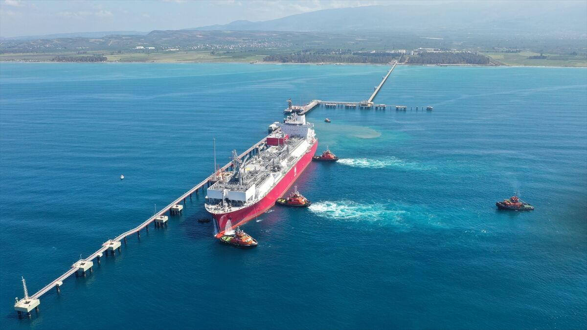 Dörtyol FSRU Terminali 8 yılda şebekeye 13,4 milyar metreküp gaz sağladı
