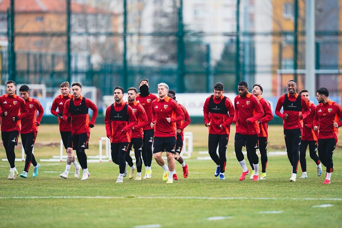 Kayserispor, Kocaelispor maçının hazırlıklarına devam etti