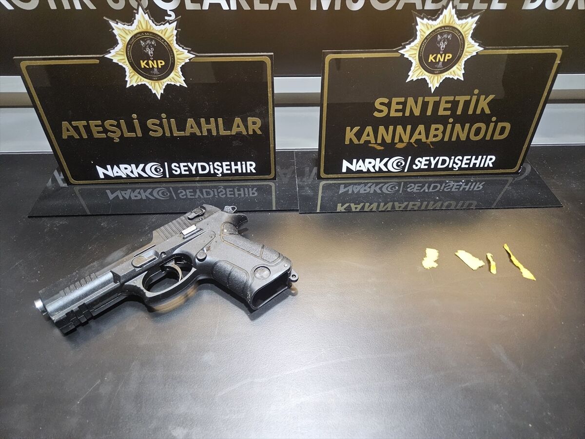 Seydişehir'de uyuşturucu operasyonunda 3 şüpheli gözaltına alındı
