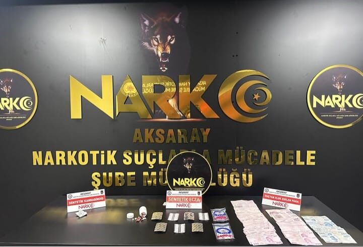 Aksaray'da uyuşturucu operasyonunda 8 şüpheli tutuklandı