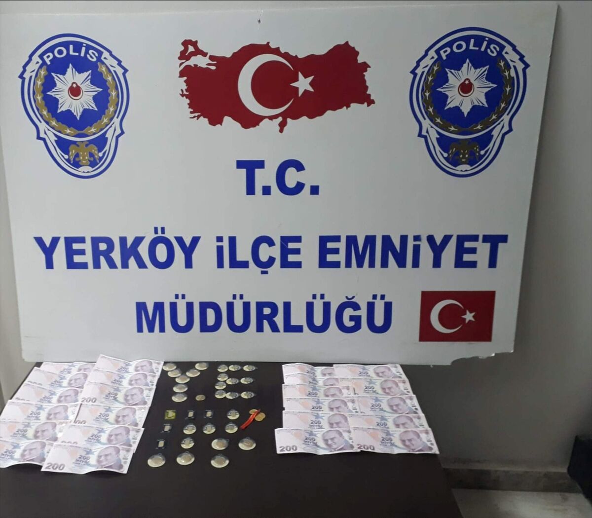 Yozgat'ta sahte altın satmaya çalışan şüpheli yakalandı