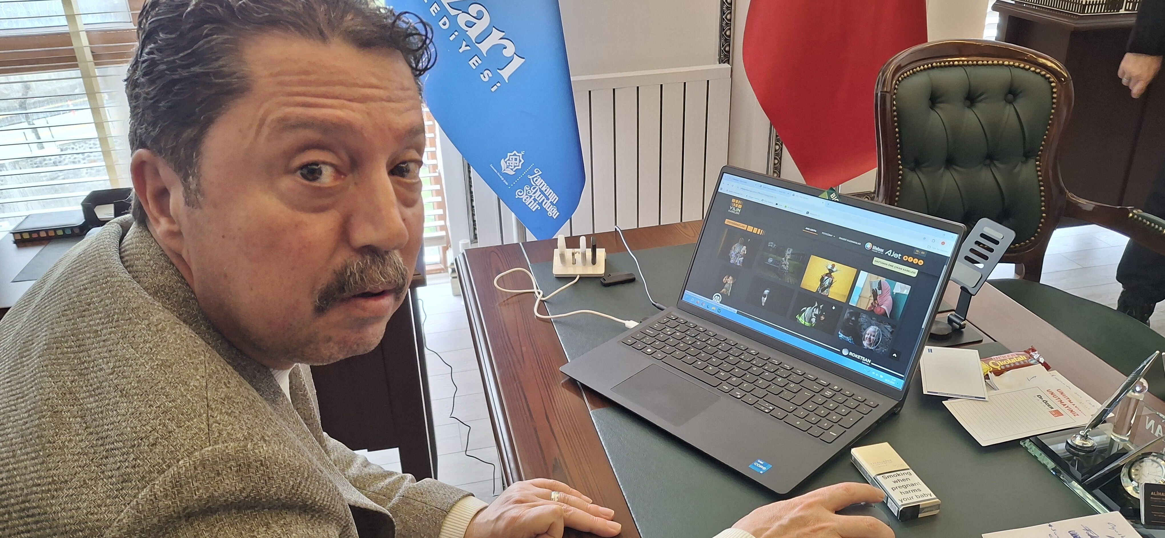 Beypazarı Belediye Başkanı Kasap, AA'nın 'Yılın Kareleri' oylamasına katıldı