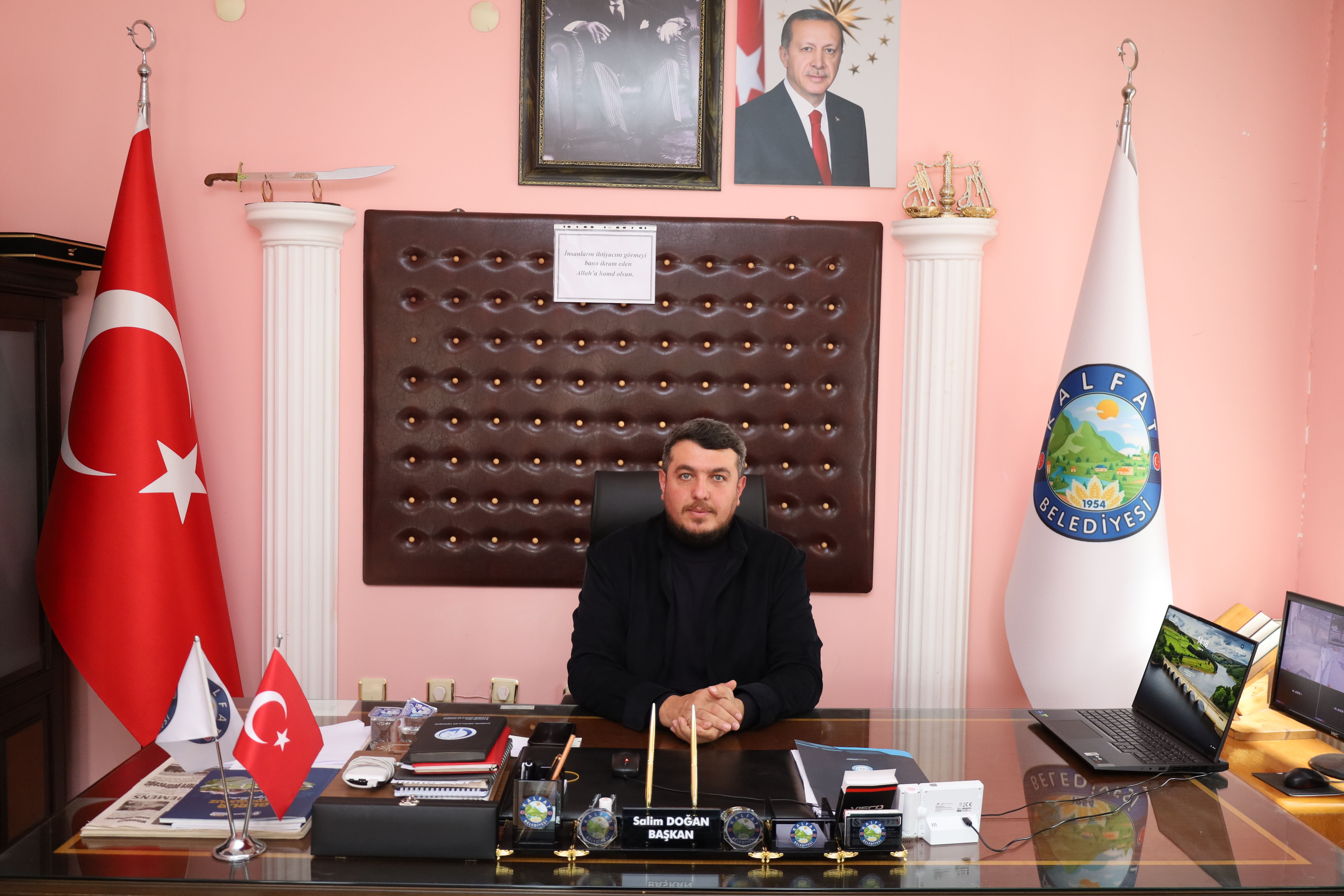 Kalfat Belde Belediye Başkanı Doğan, çalışmalarıyla ilgili bilgi verdi