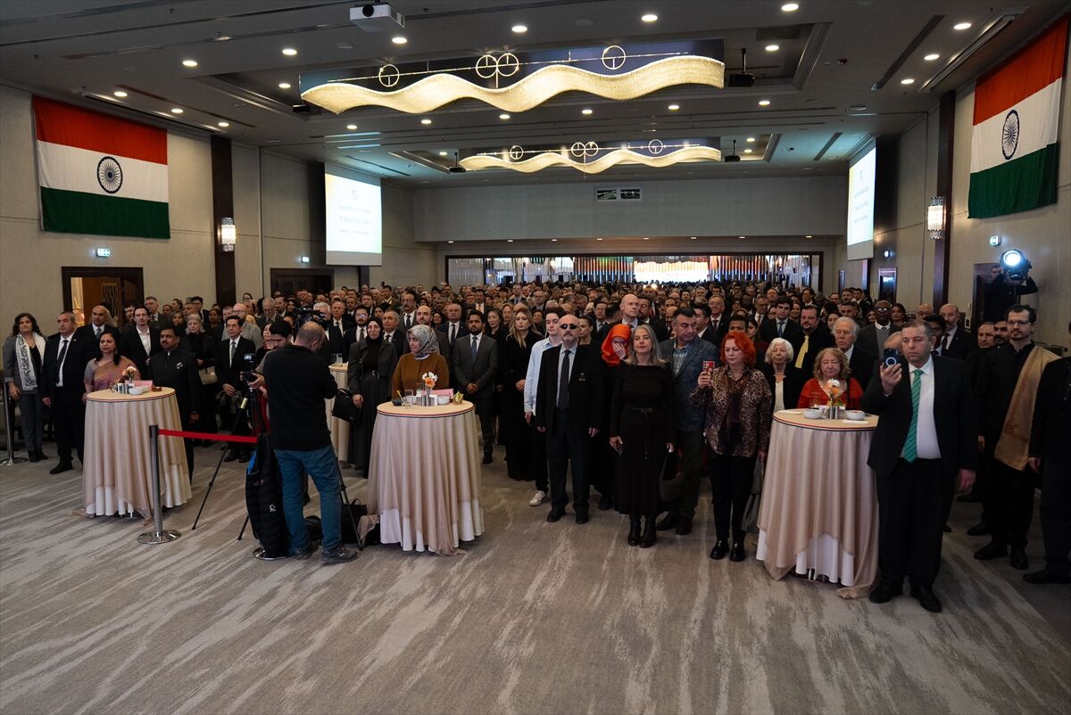 Hindistan'ın 77'nci Cumhuriyet Bayramı Ankara'da kutlandı