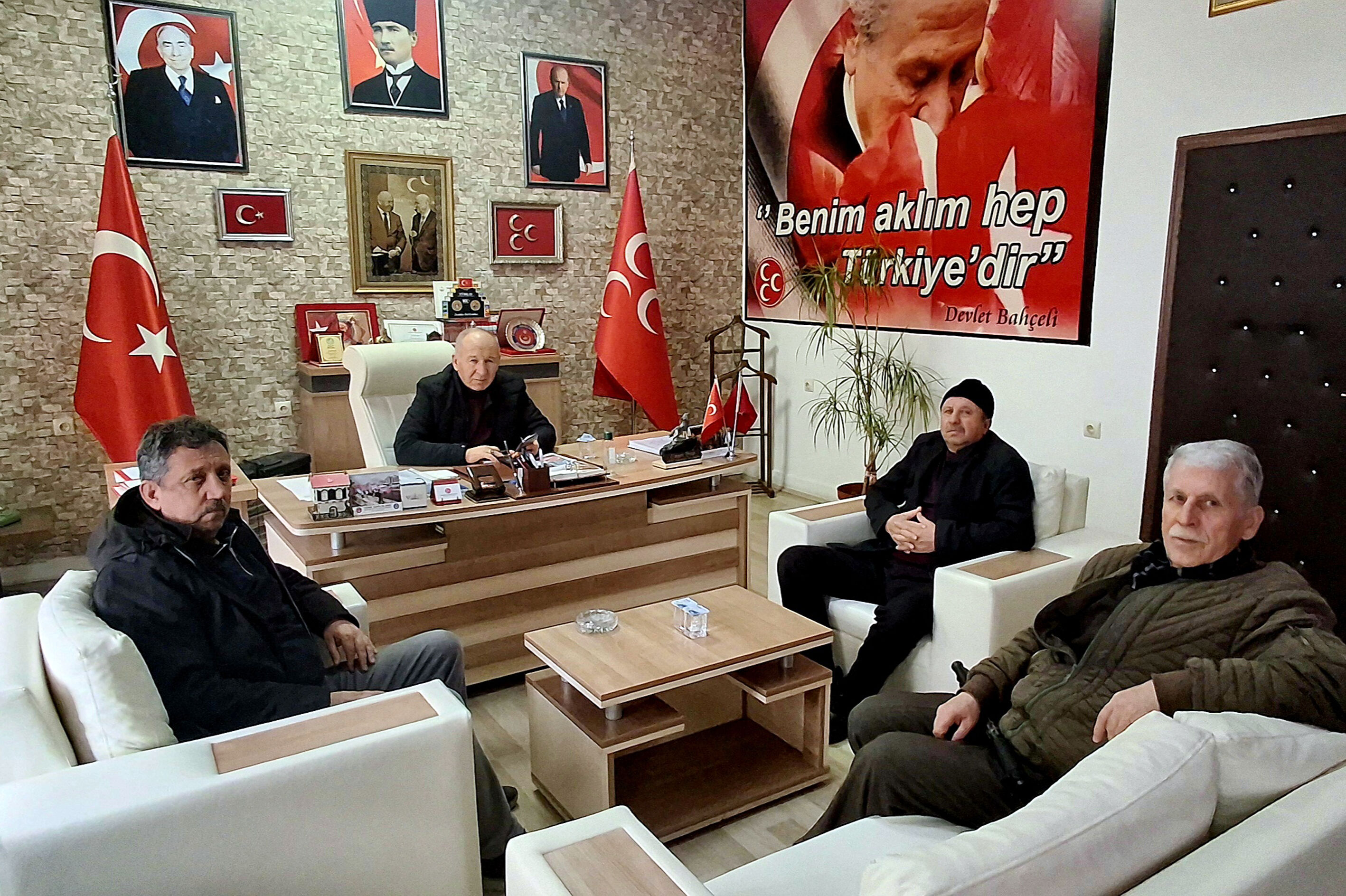 MHP Beypazarı İlçe Başkanı Orhan ziyaretlerini sürdürdü