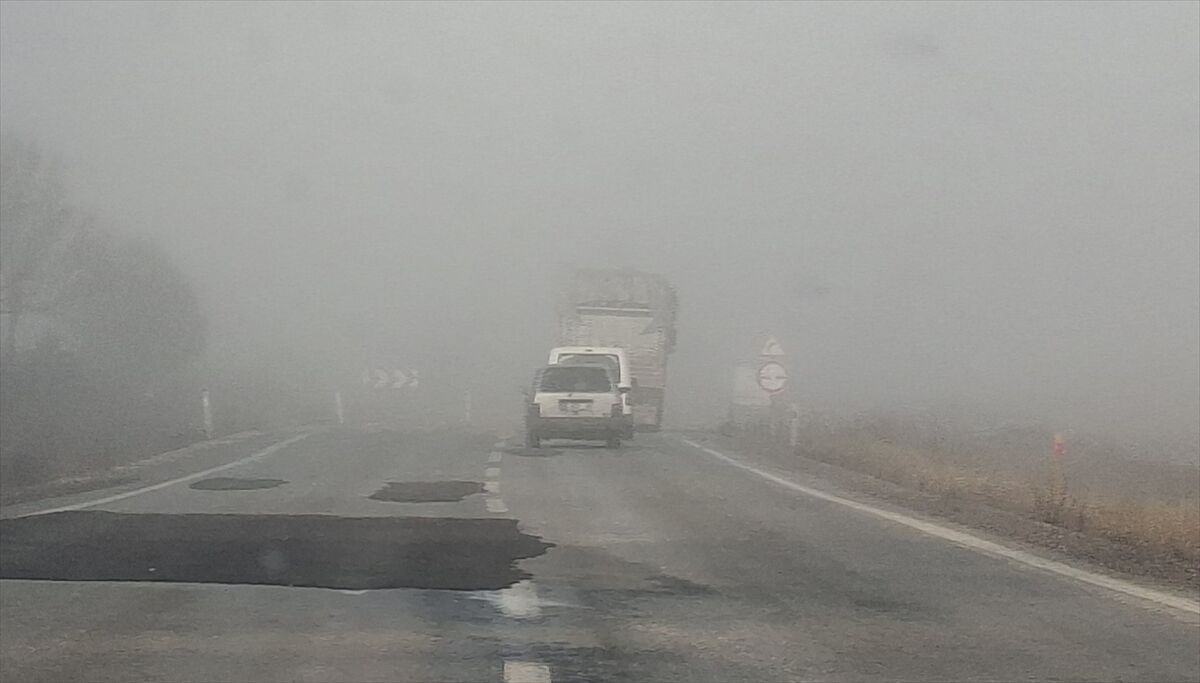 Beypazarı'nda sürücülere sis uyarısı