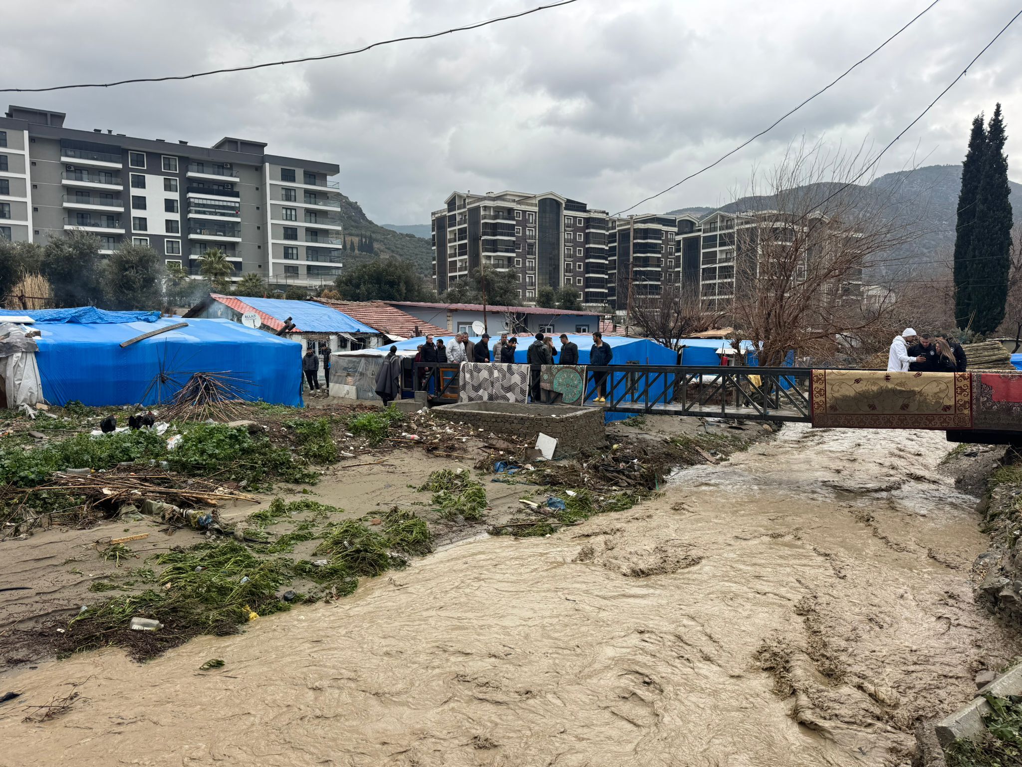Aydın'da sağanak etkili oldu
