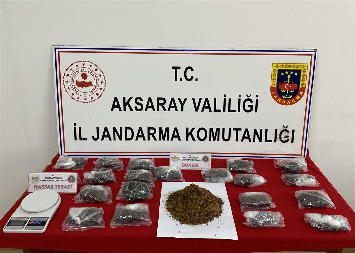 Aksaray'da uyuşturucu operasyonunda 2 şüpheli tutuklandı