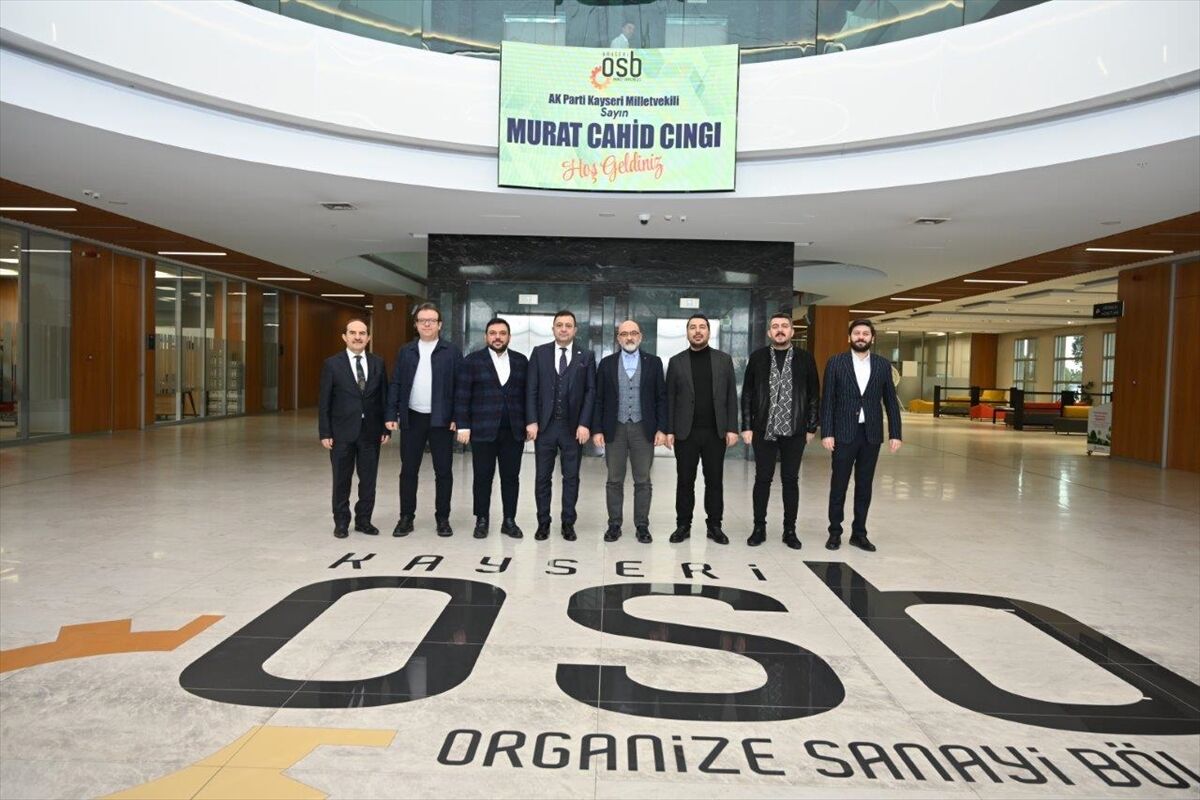 AK Parti Kayseri Milletvekili Cıngı, Kayseri OSB Yönetim Kurulu Toplantısı'na katıldı