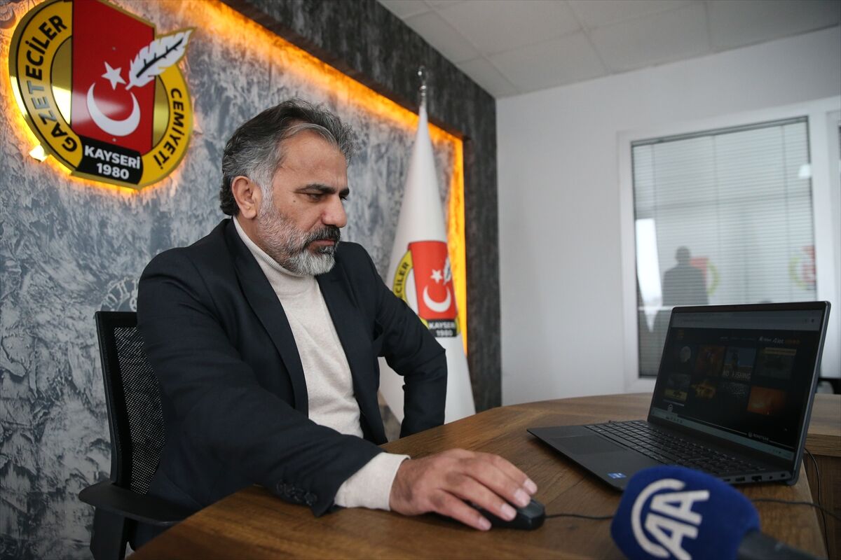 Kayseri Gazeteciler Cemiyeti Başkanı Kösedağ, AA'nın 'Yılın Kareleri' oylamasına katıldı