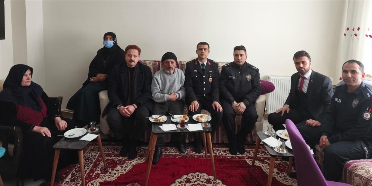 Kaymakam İnce'den şehit Satılmış Boybaş'ın ailesine ziyaret