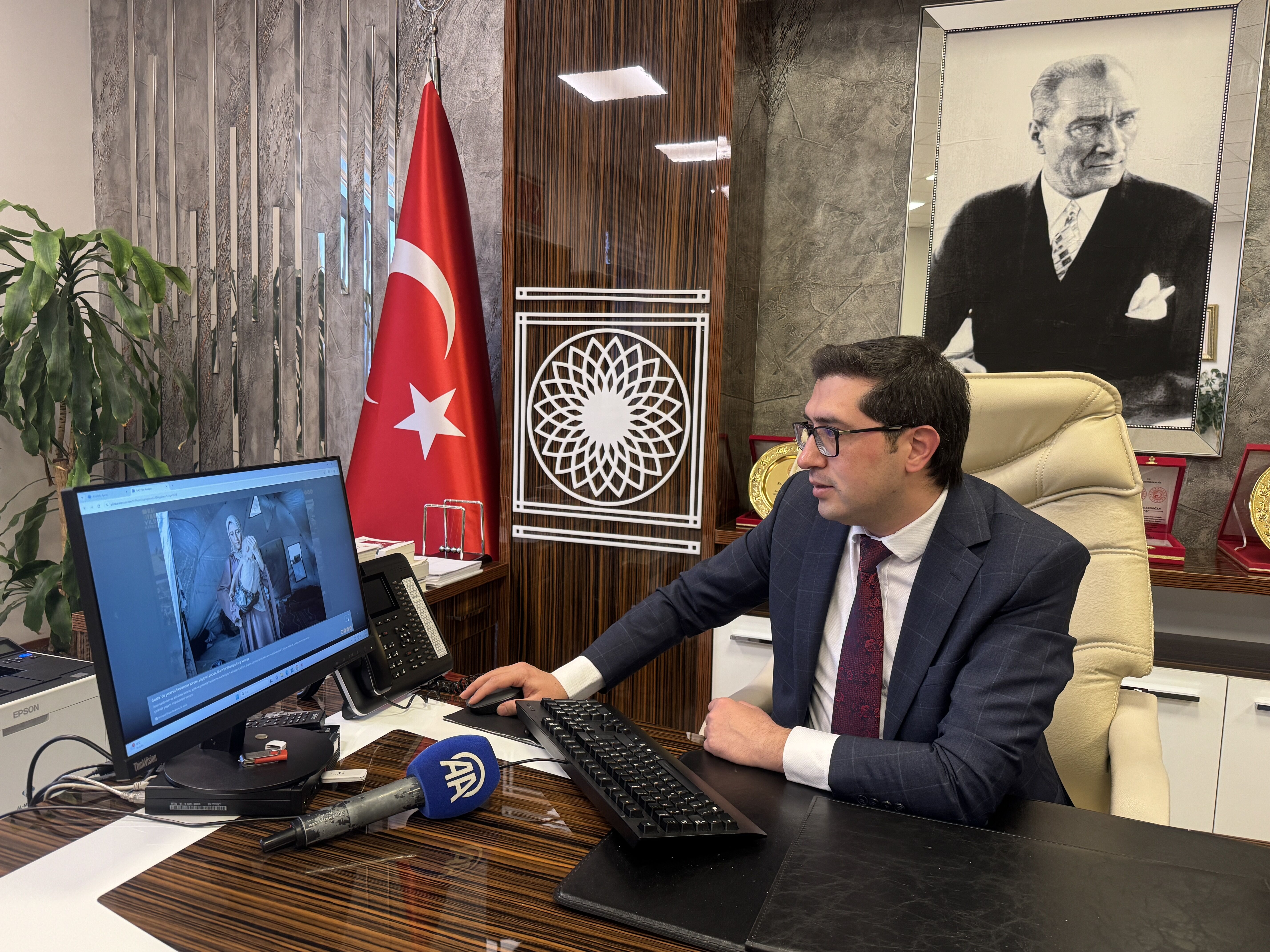 Yozgat Ağır Ceza Mahkemesi Başkanı Akdoğan, AA'nın 'Yılın Kareleri' oylamasına katıldı