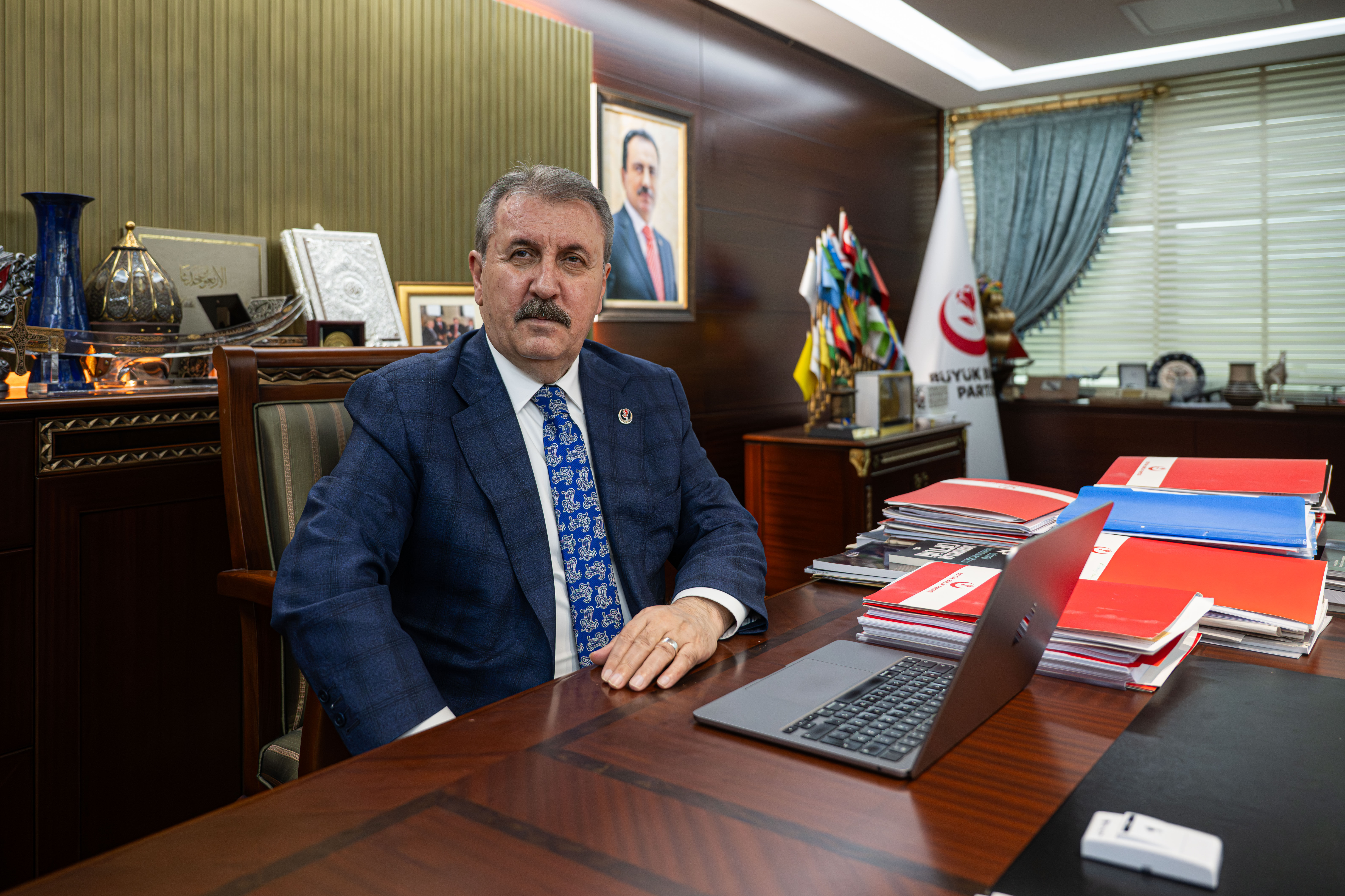 BBP Genel Başkanı Destici, AA'nın 'Yılın Kareleri' oylamasına katıldı