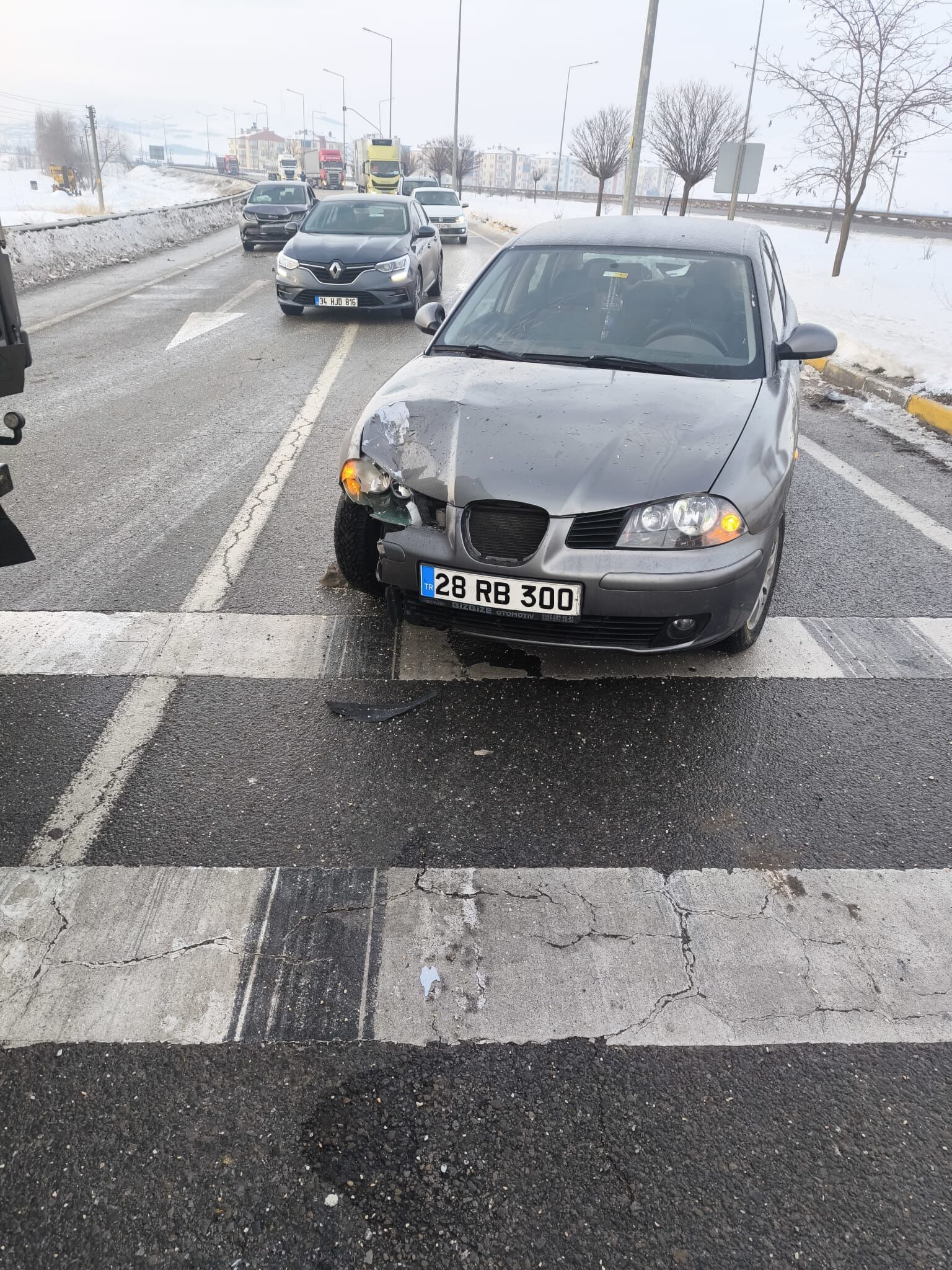 Gemerek'te soğuk hava etkili oldu