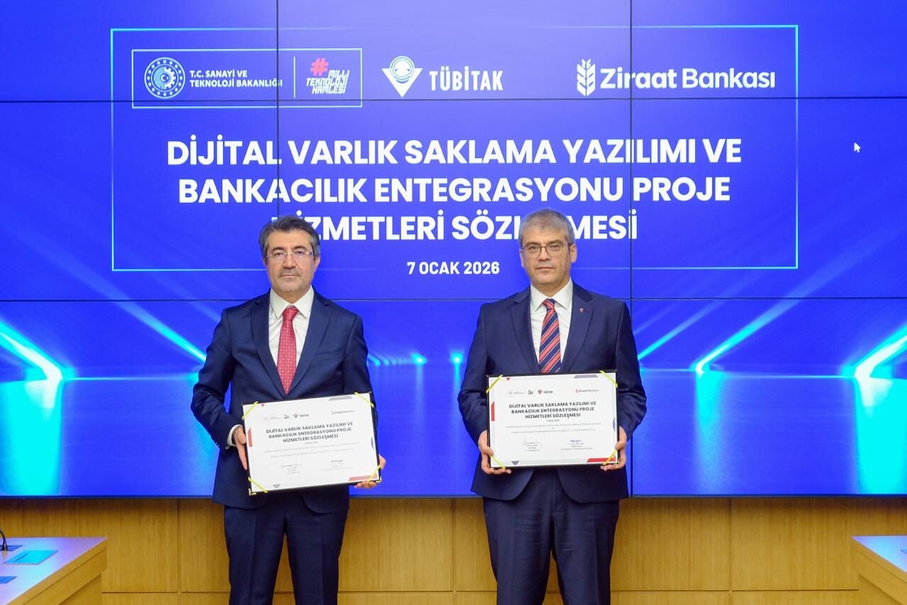 TÜBİTAK ve Ziraat Bankası 'dijital finans' alanında işbirliği yaptı