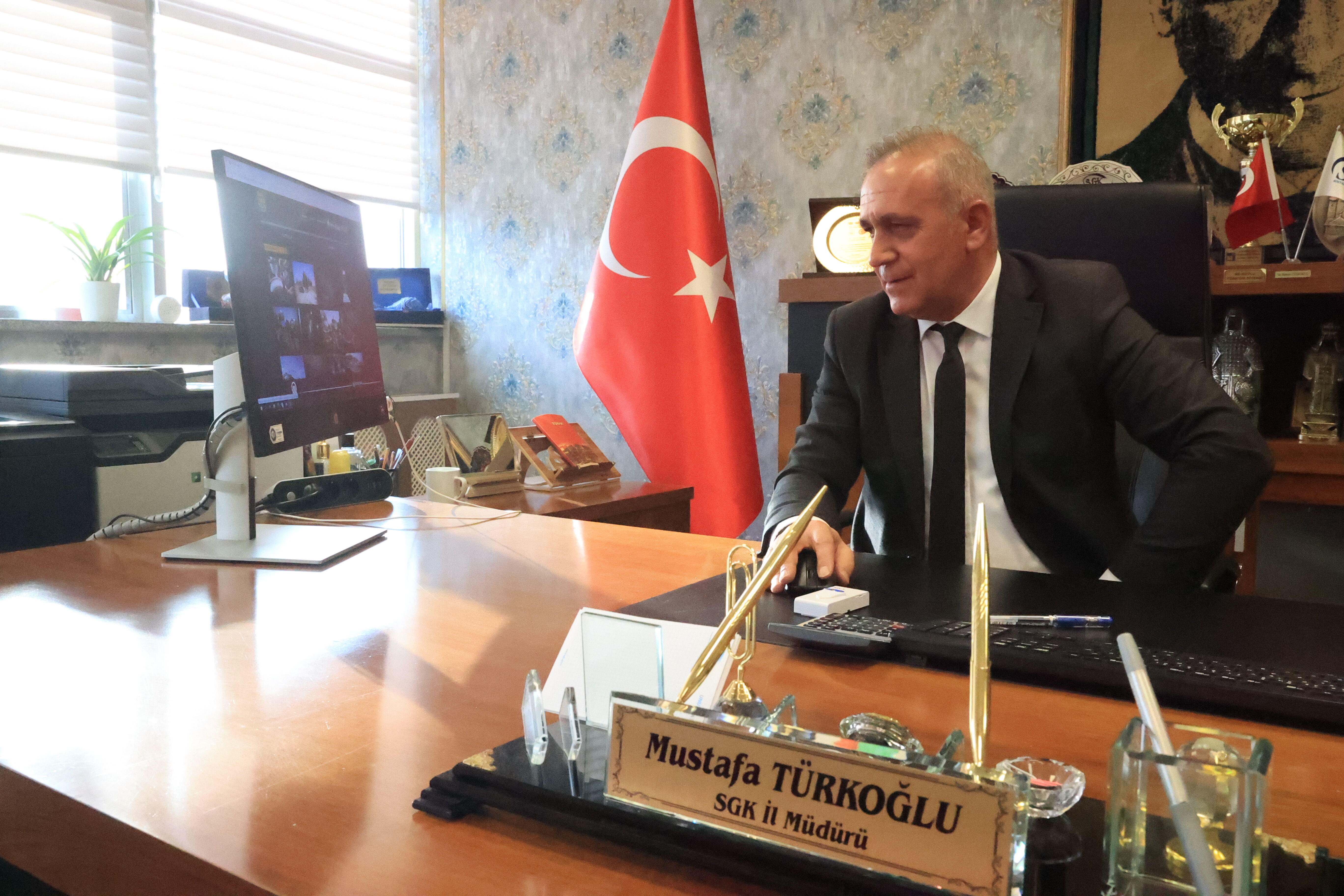 Kayseri SGK İl Müdürü Türkoğlu, AA'nın 'Yılın Kareleri' oylamasına katıldı