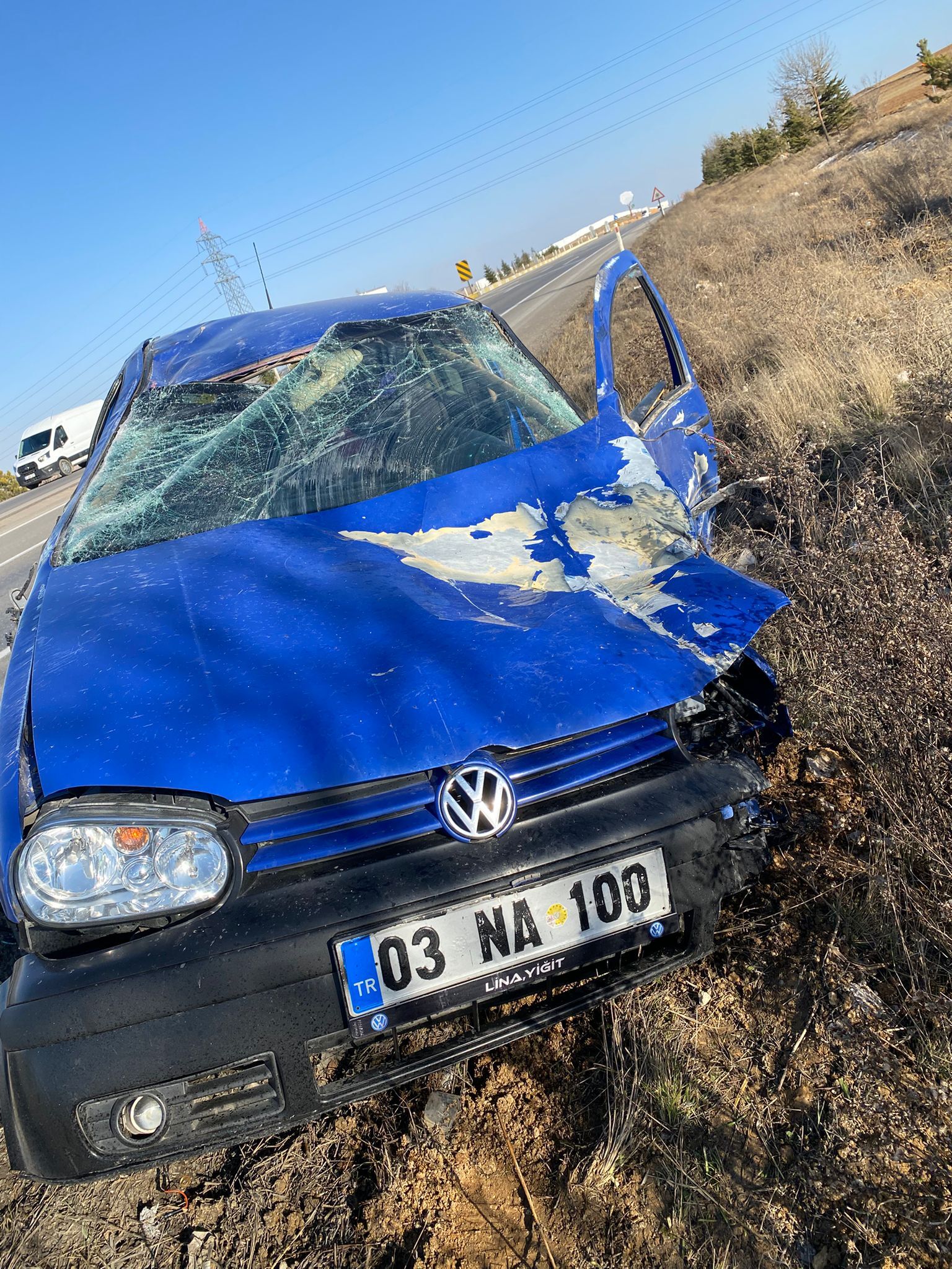Ilgın'daki trafik kazasında 2 kişi yaralandı