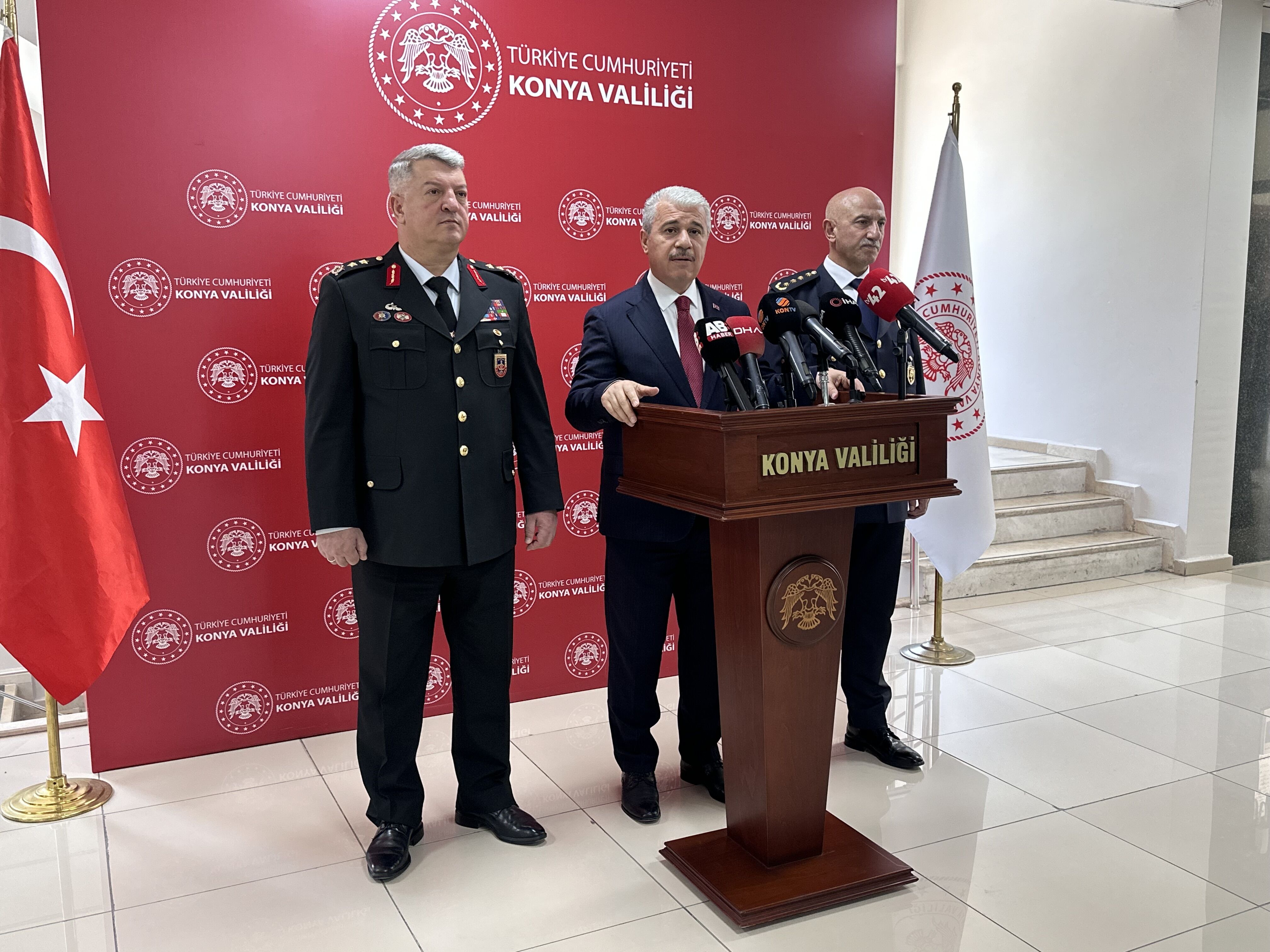 Konya'da Genişletilmiş Asayiş ve Güvenlik Toplantısı yapıldı