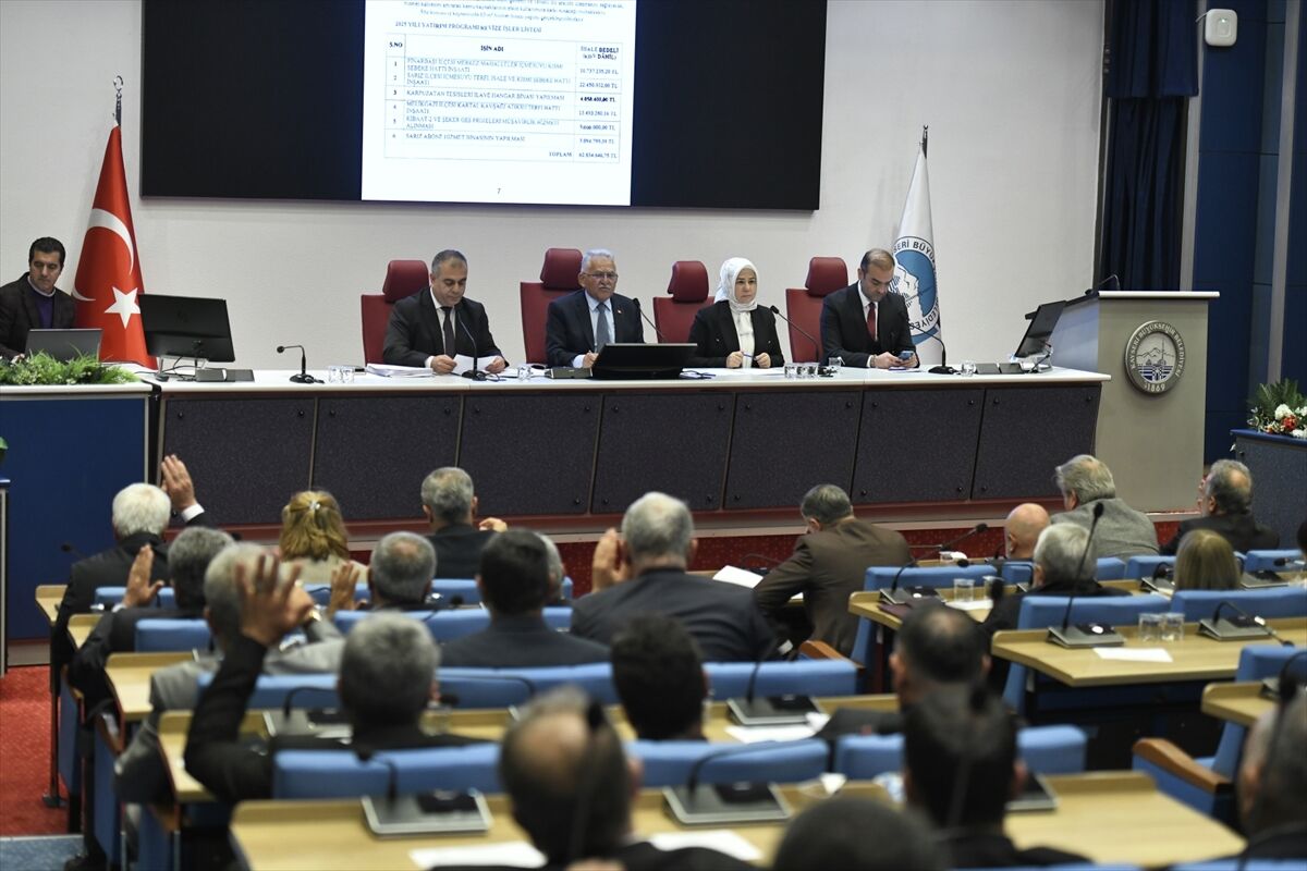 Kayseri Büyükşehir Belediye Meclisi, 2025'te 19 meclis toplantısı gerçekleştirdi