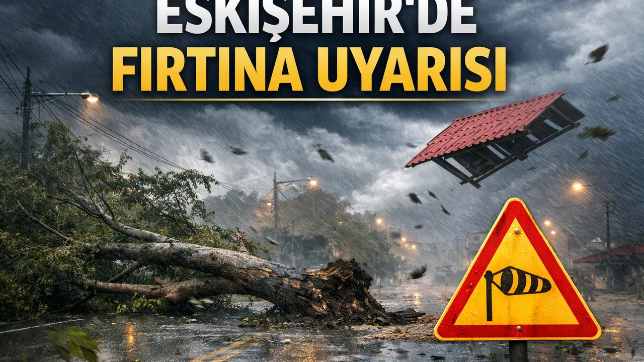Eskişehir'de fırtına alarmı