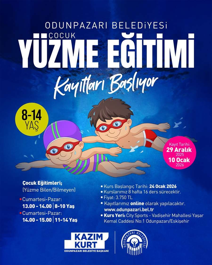 Odunpazarı’nda yüzme bilmeyen kalmayacak
