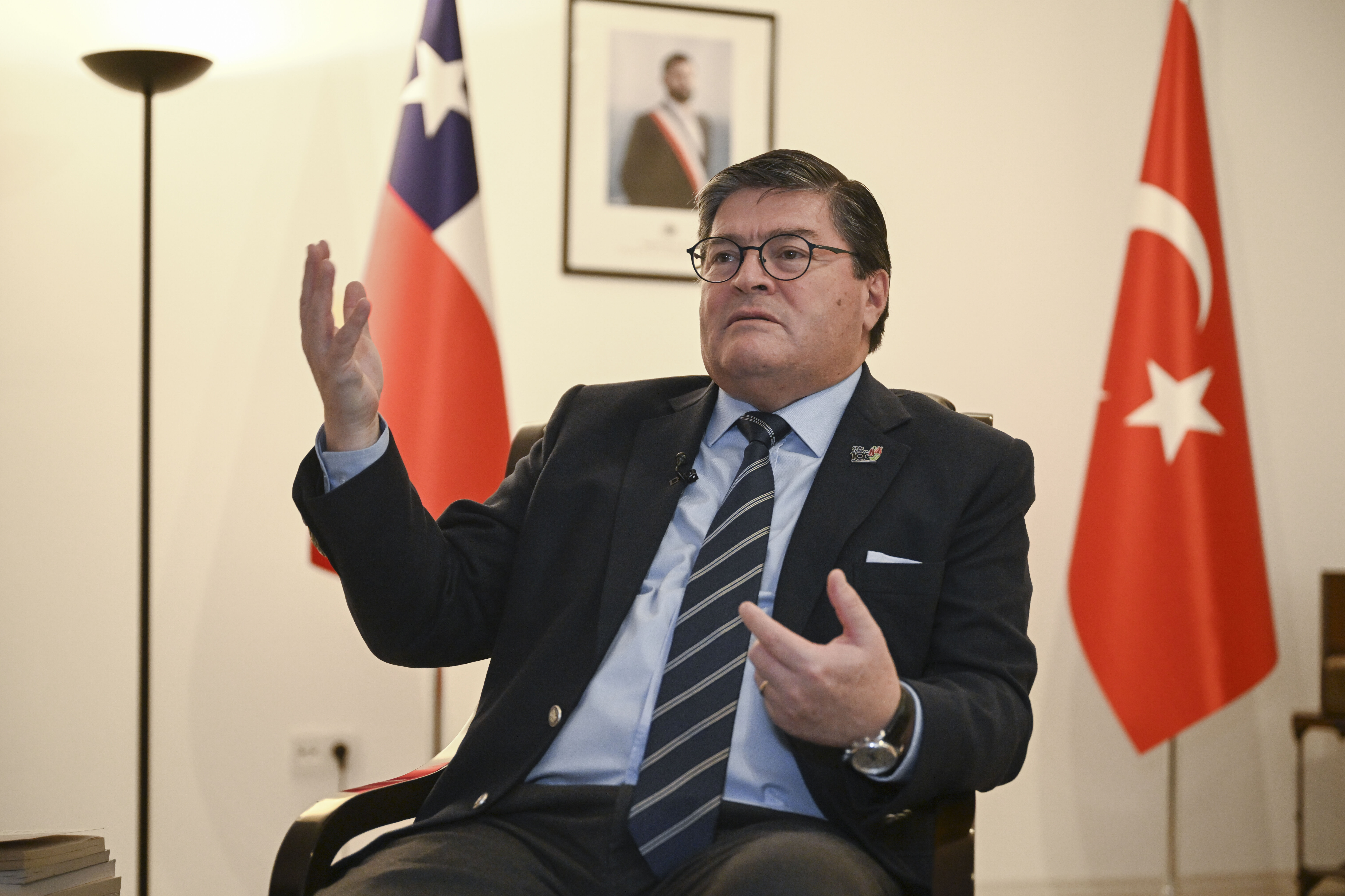 Şili'nin Ankara Büyükelçisi Arcos'tan, Türkiye ile ilişkilerin 100. yılında işbirliği vurgusu: